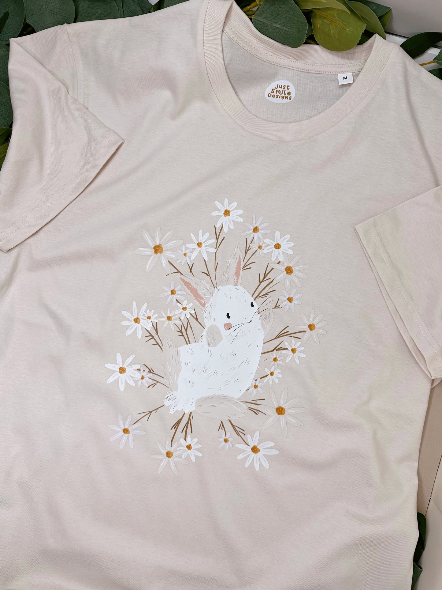 Daisy Rabbit Graphic T-Shirt - Organic Cotton