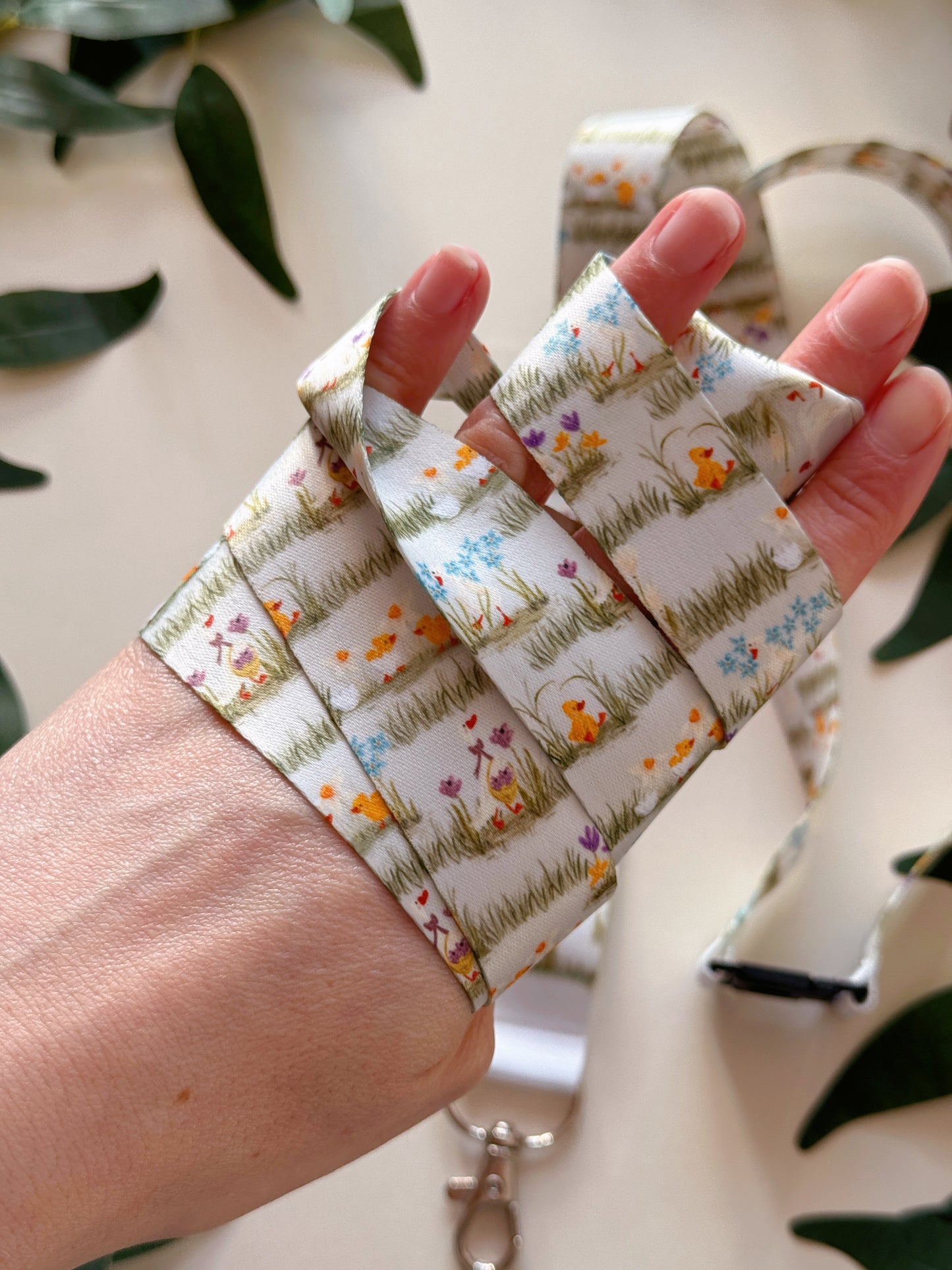 Spring Duck Lanyard