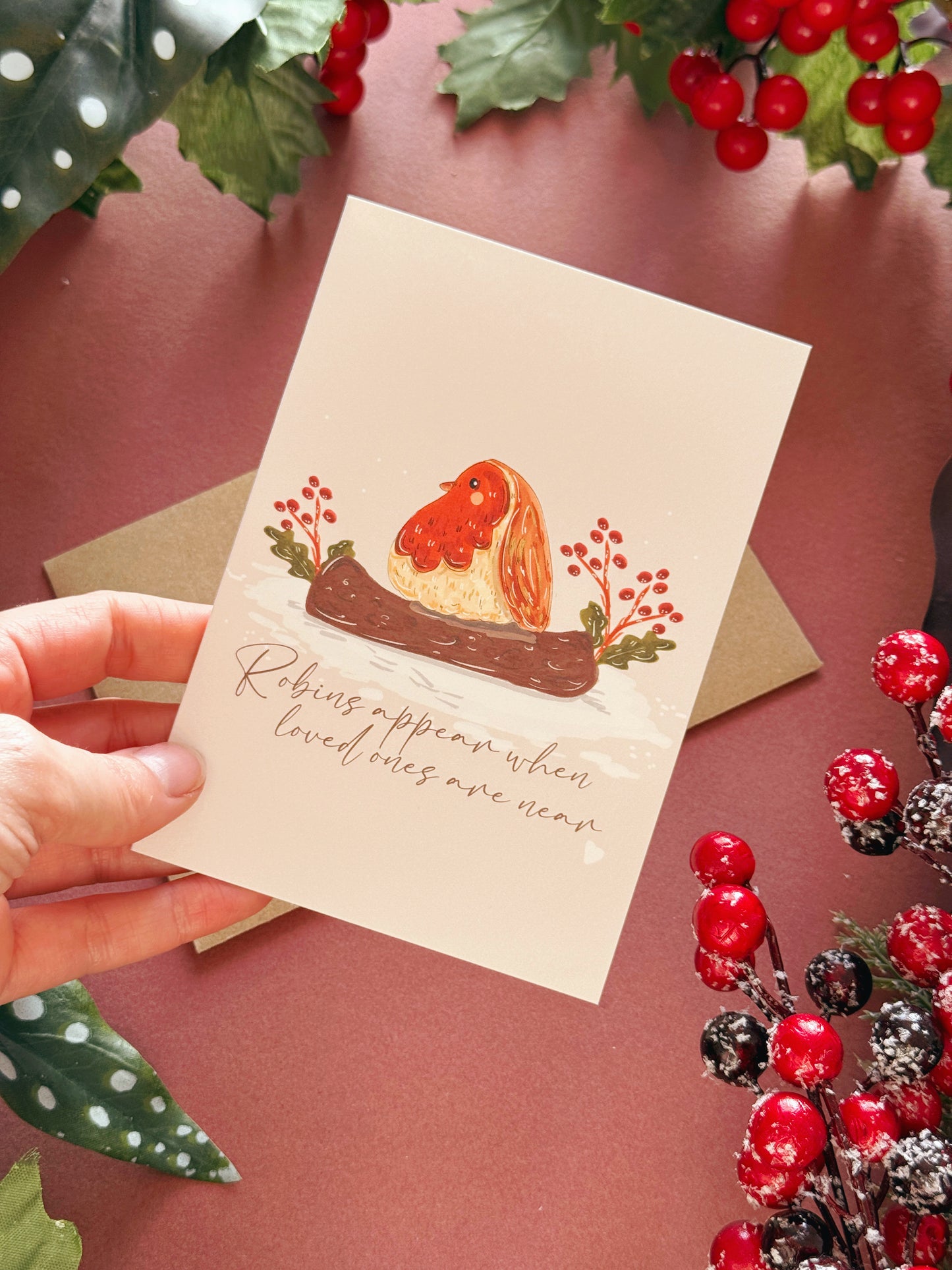Robin Sympathy Card
