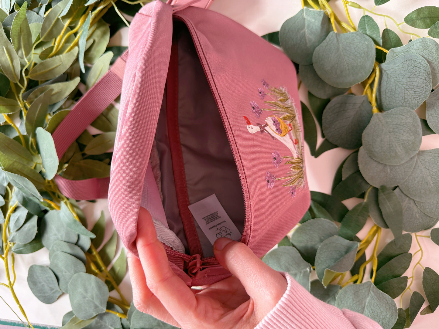 Purple Flower Duck Bum Bag