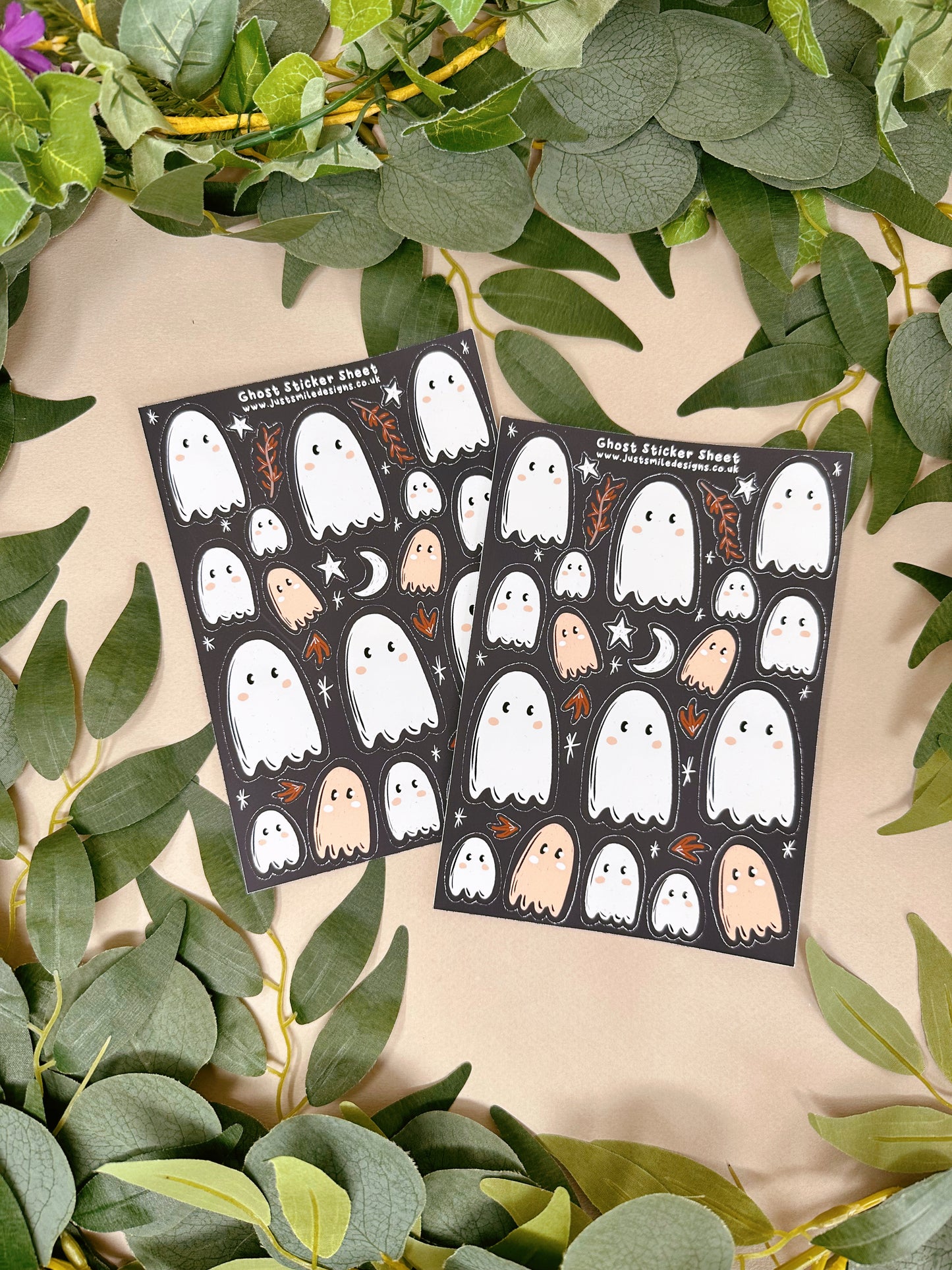 Spooky Ghost Sticker Sheet