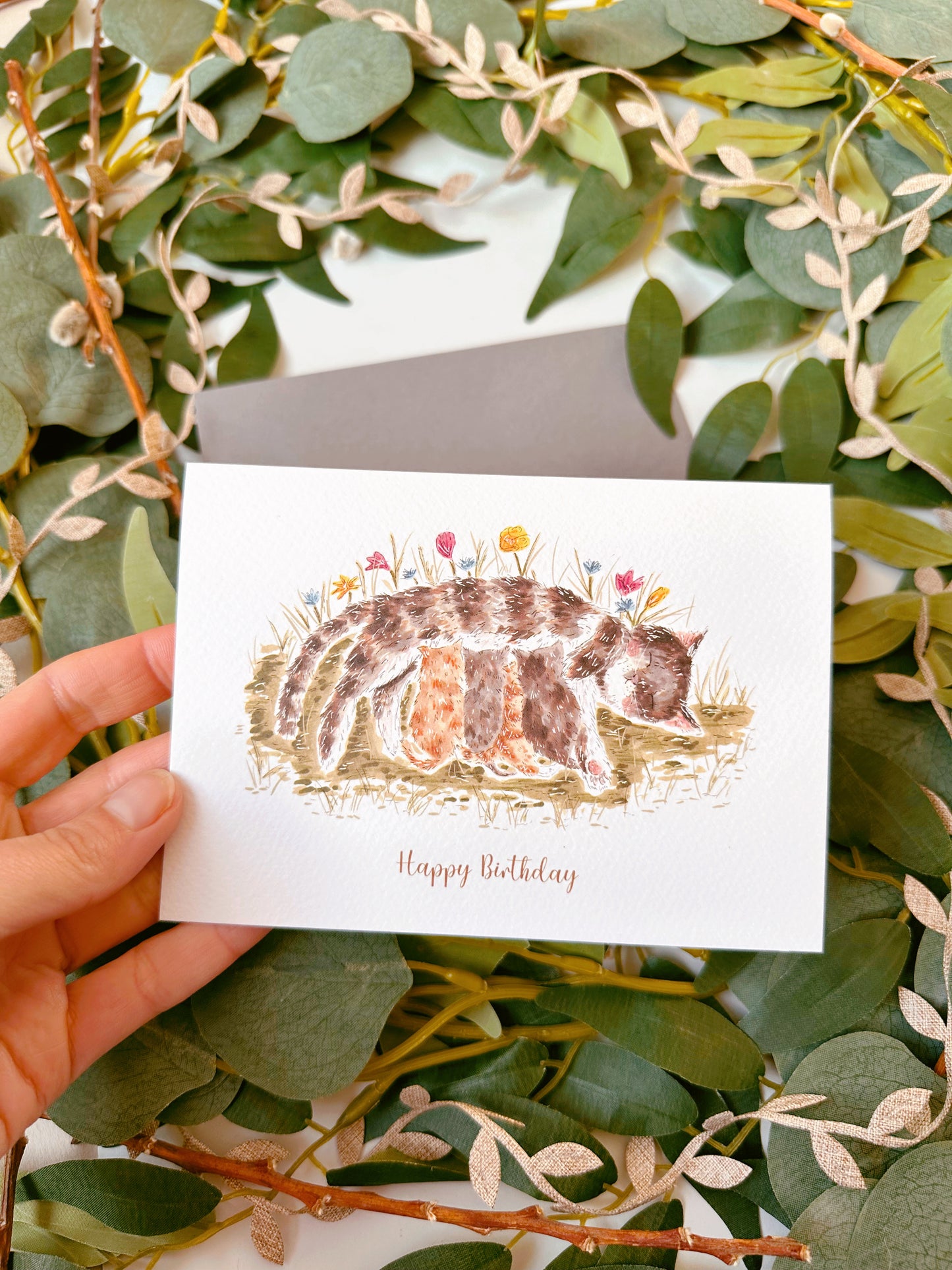 Cat Birthday Card