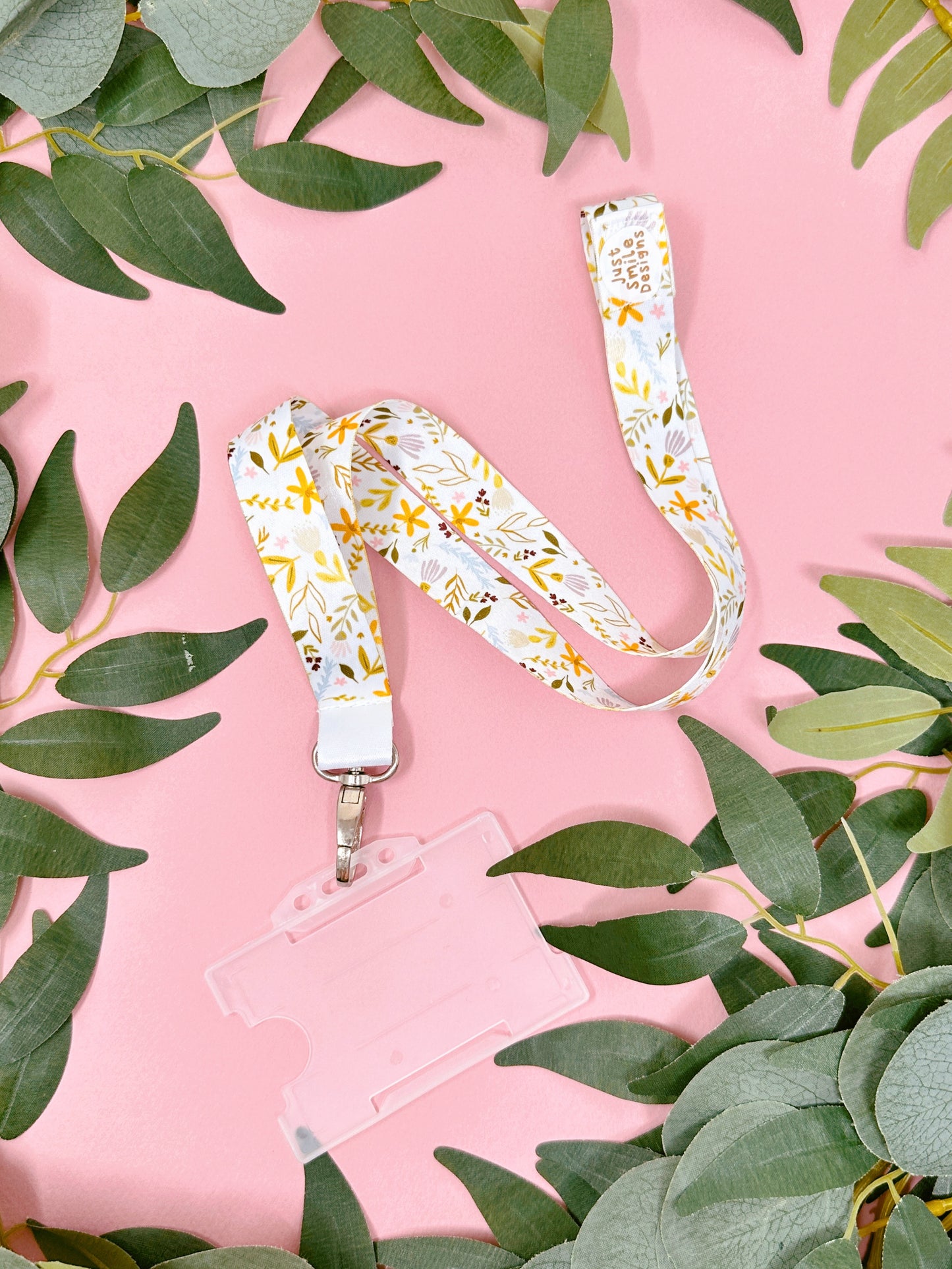 Spring Flowers Lanyard