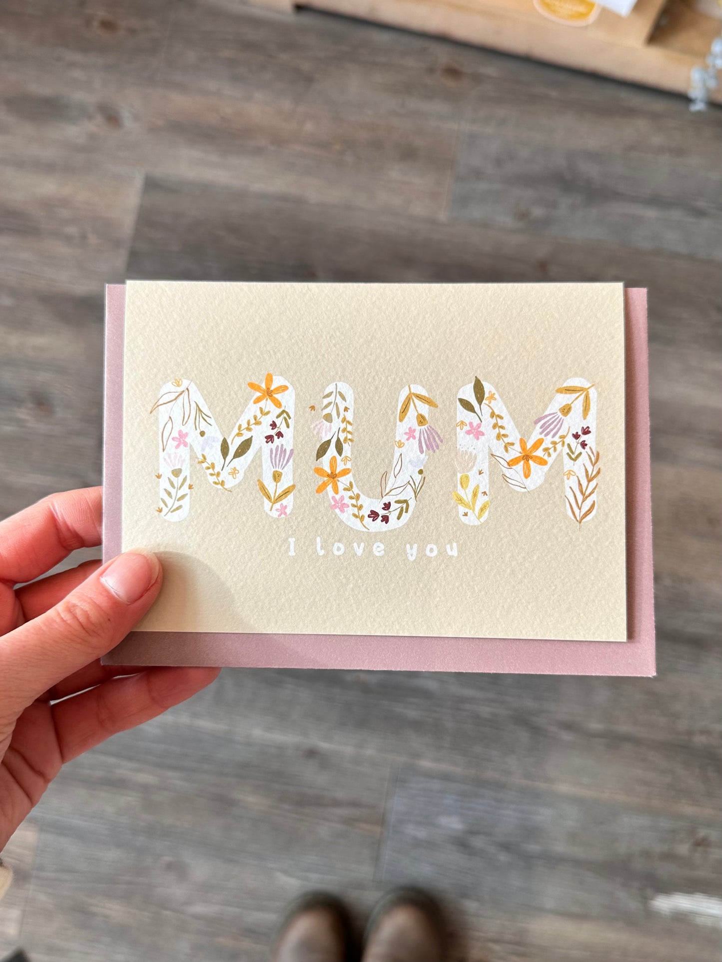 Mum Floral Card