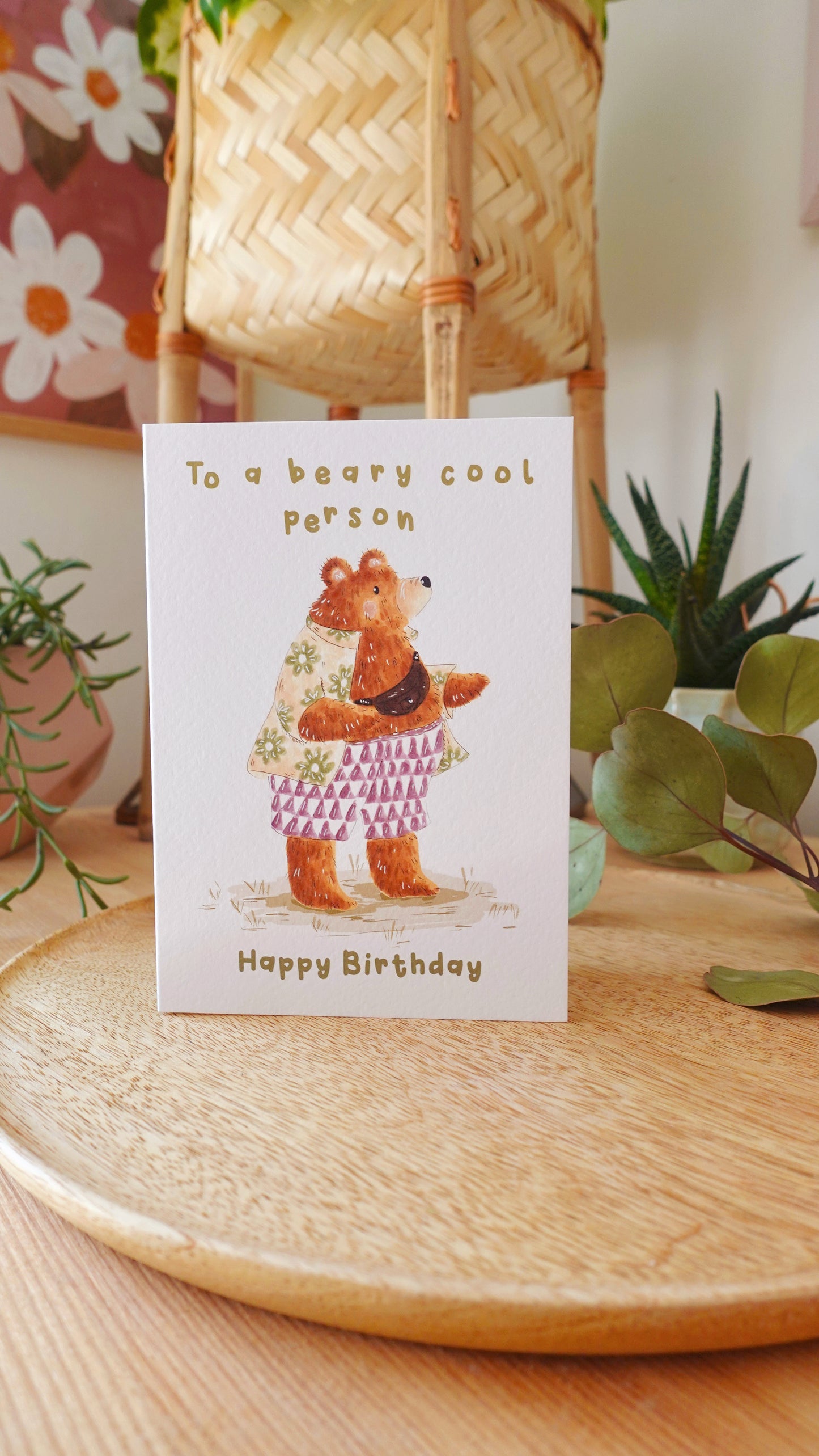 Bear Birthday Card