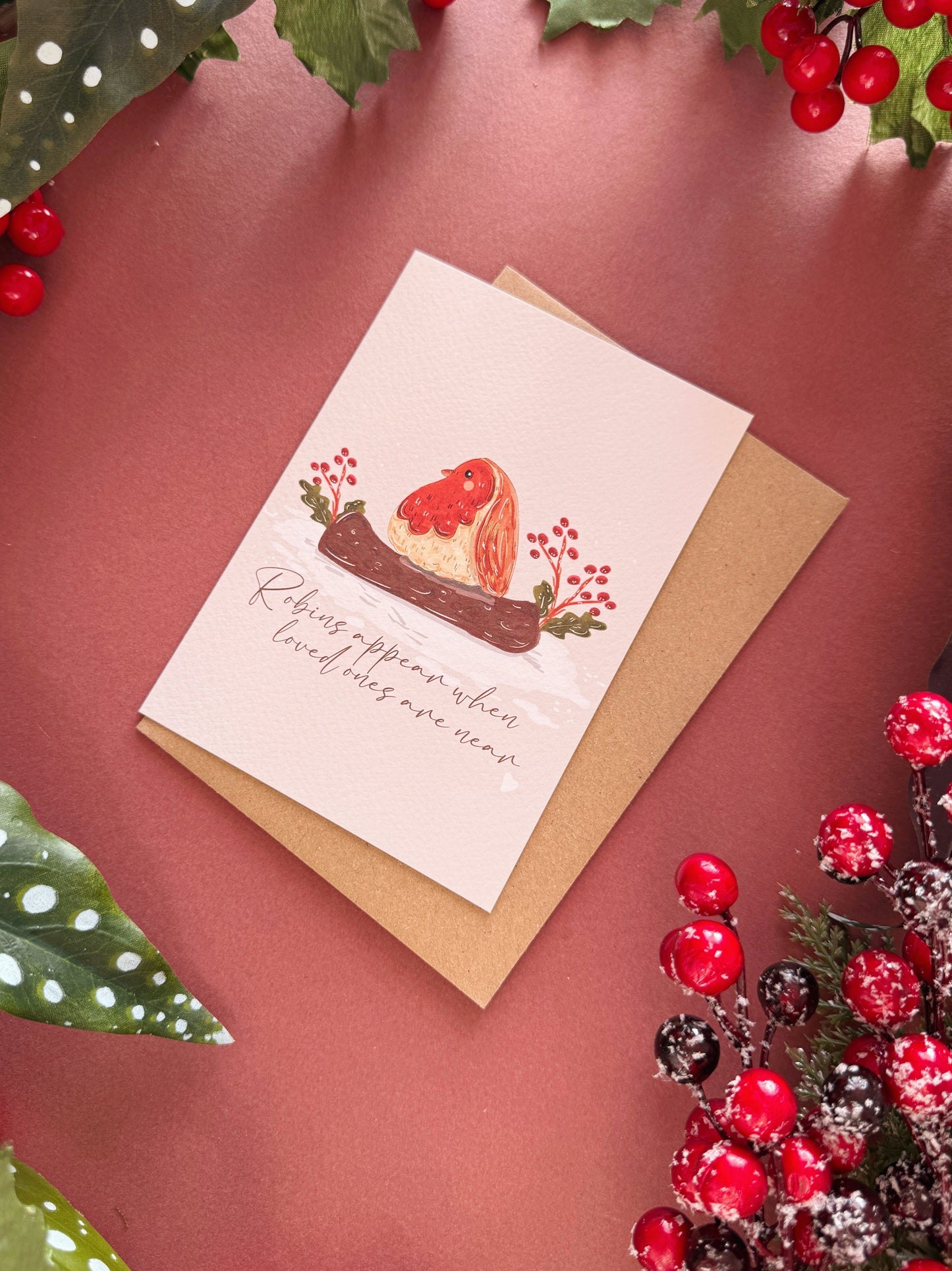 Robin Sympathy Card