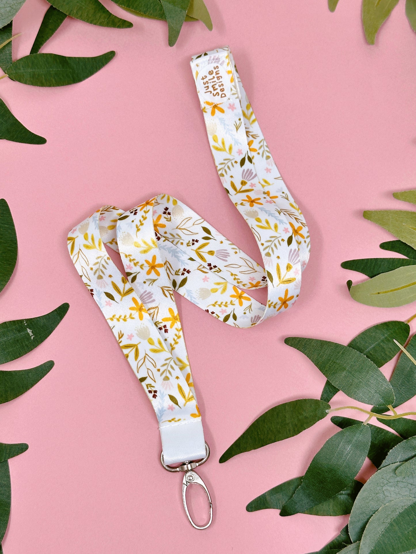Spring Flowers Lanyard