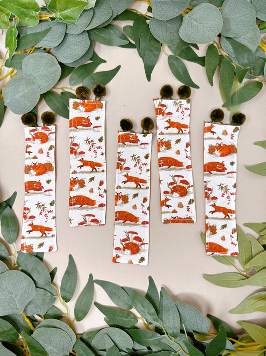 Autumnal fox bookmark