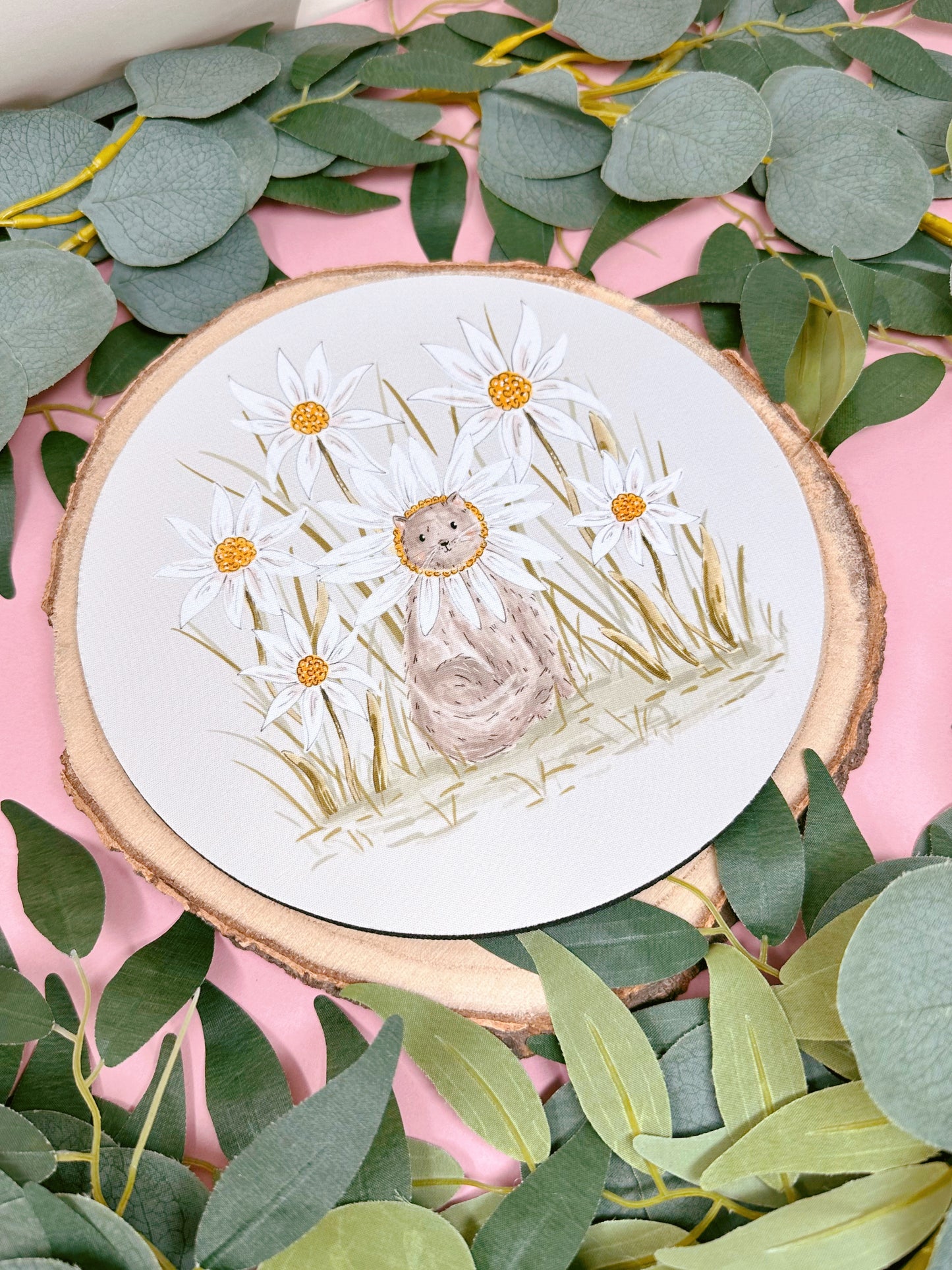 Daisy Cat Mousemat