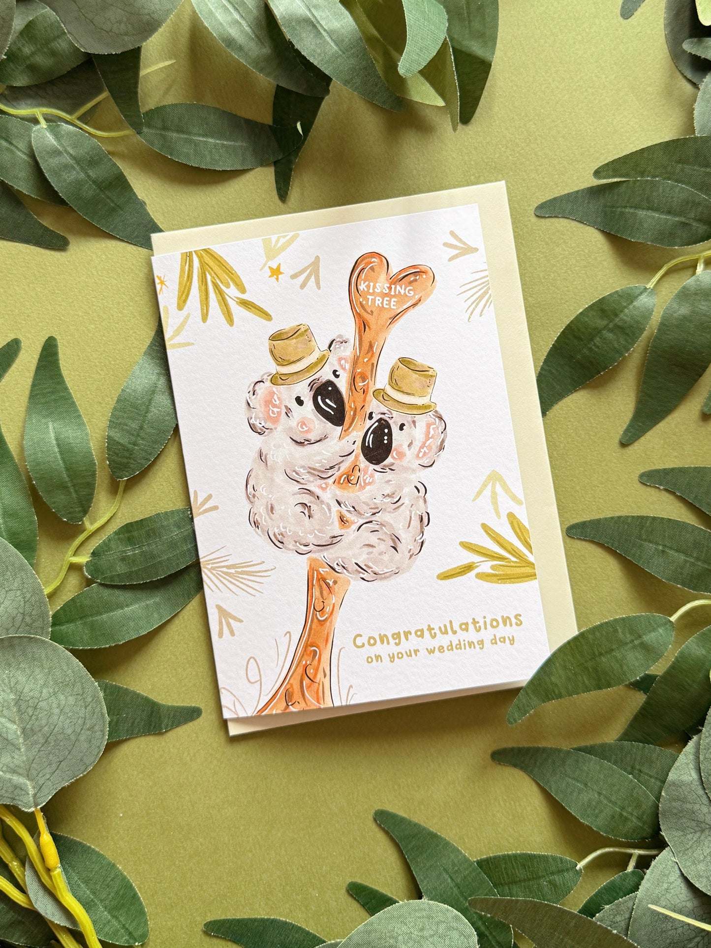 Mr & Mr Koalas Wedding Card