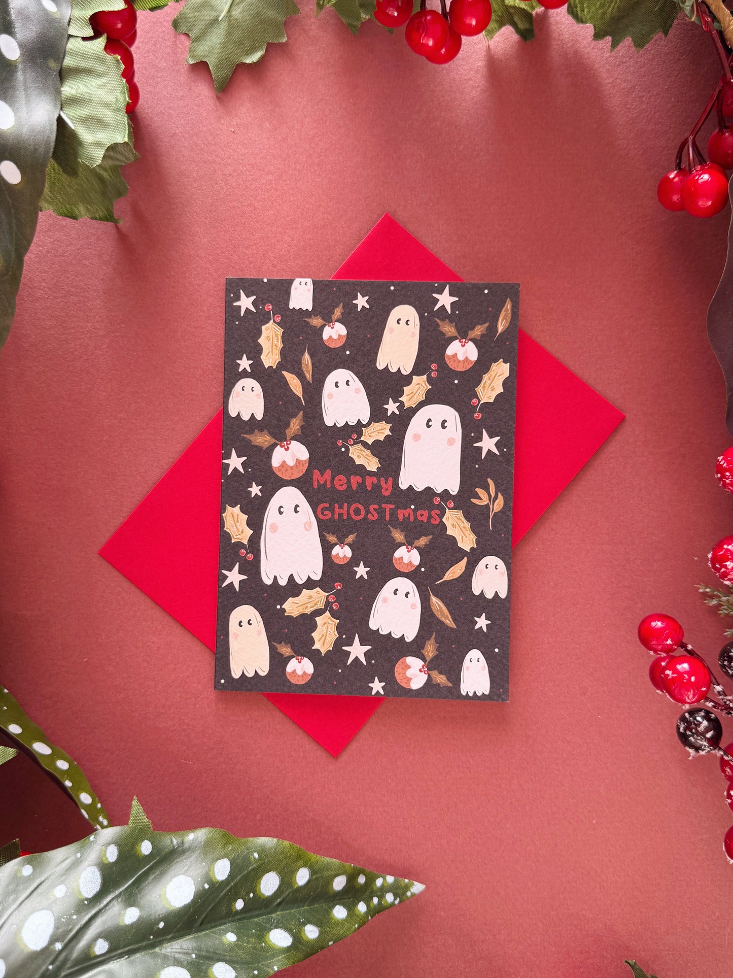 Ghost Christmas Card