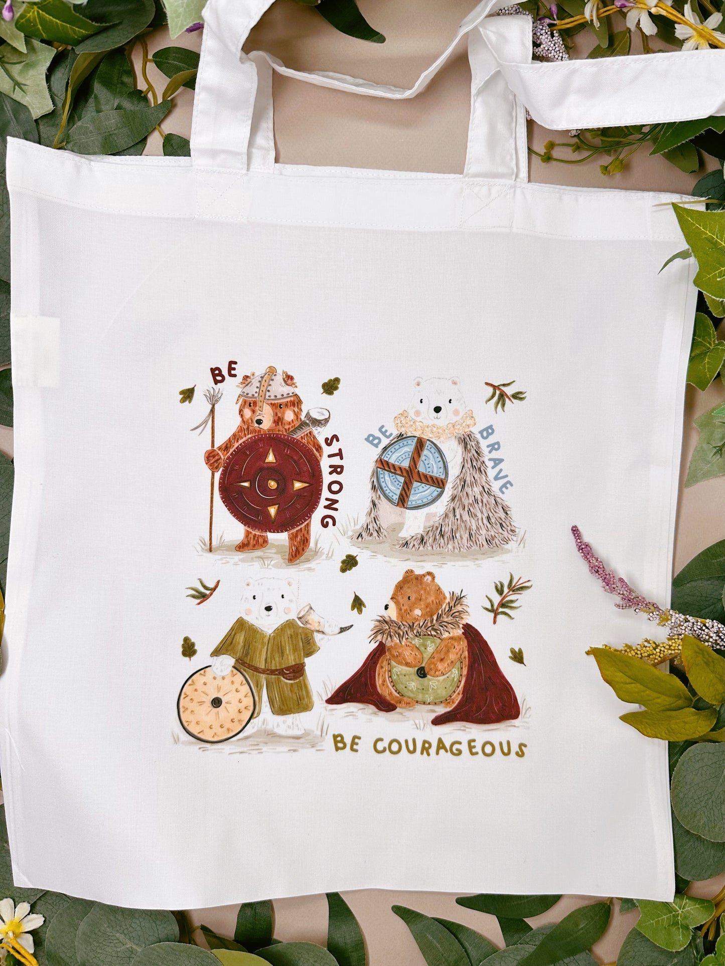 Viking Bears Tote Bag