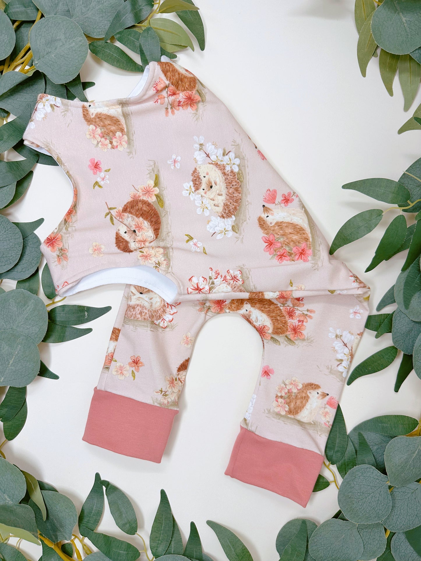 Sakura Hedgehog Romper