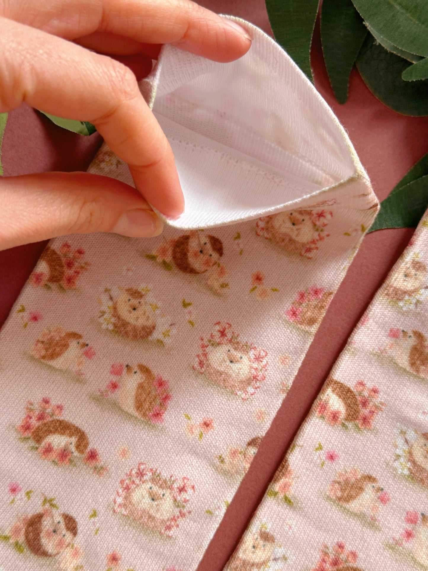 Sakura Hedgehog Sock
