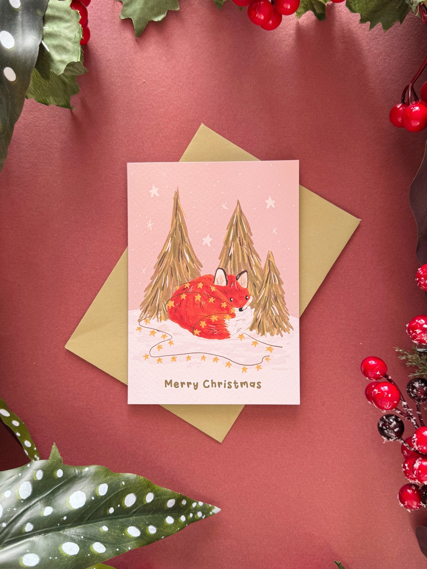 Fox Christmas Card