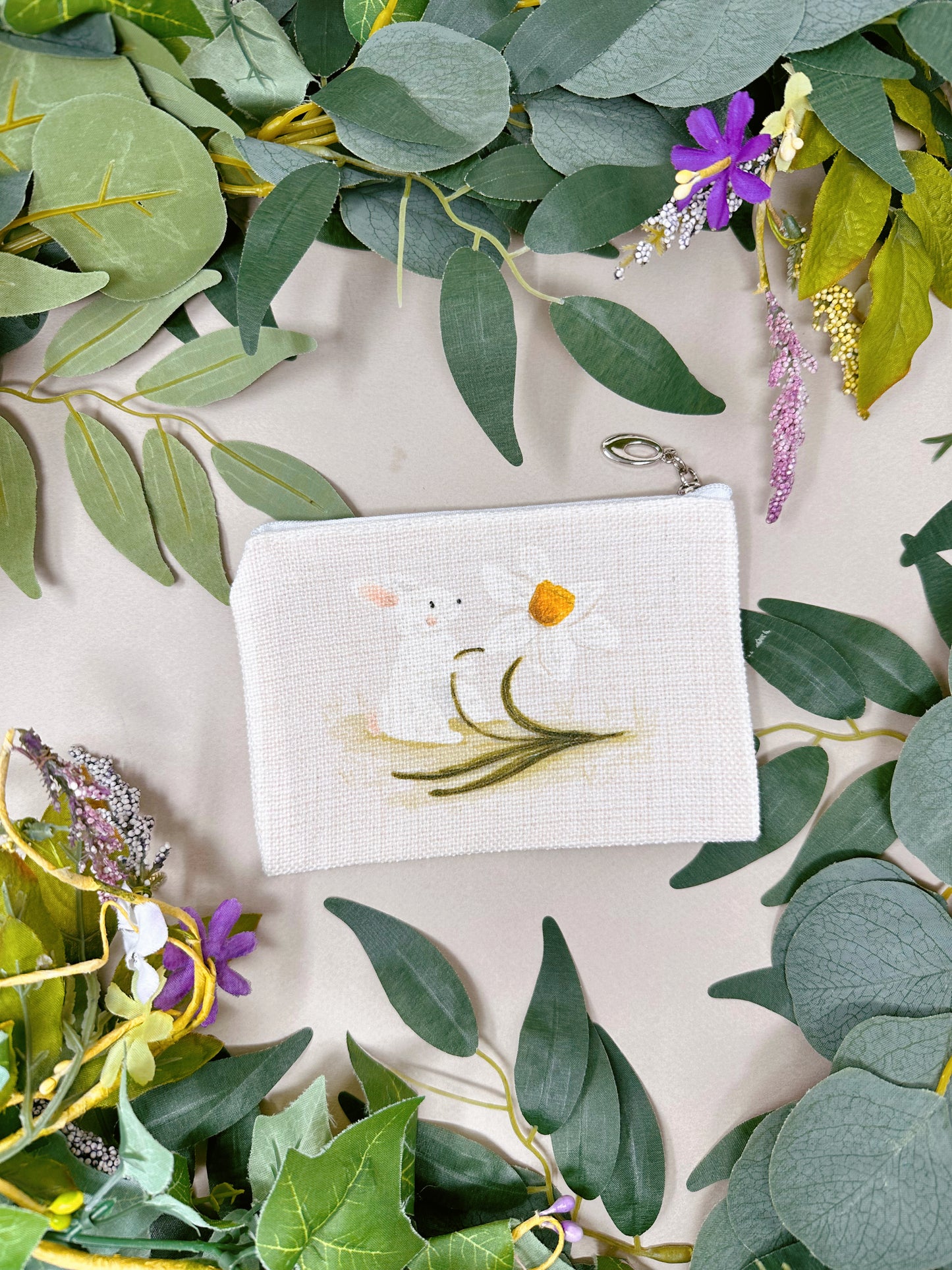 Daffodil Rabbit Zip Case