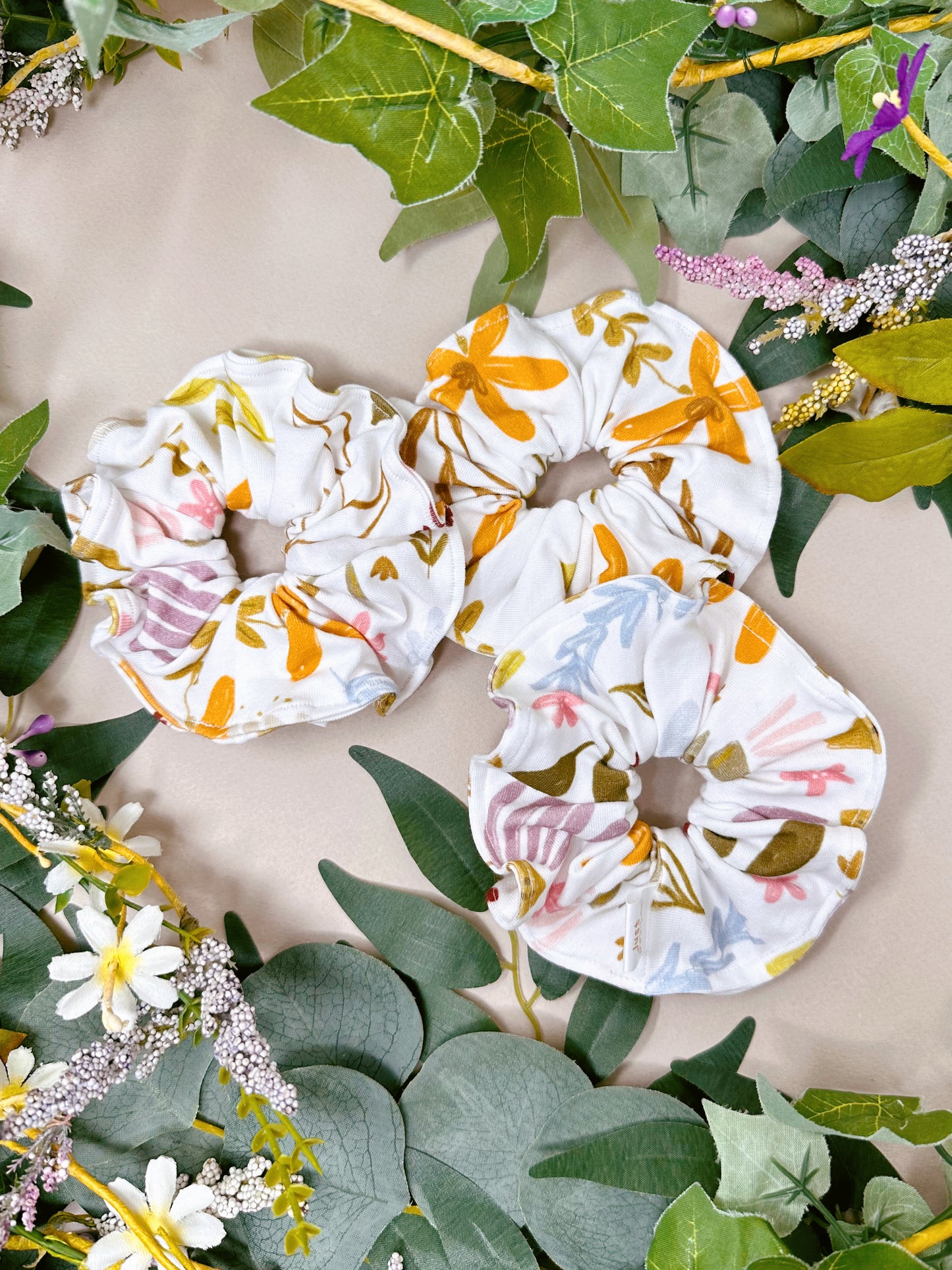 Fresh Flowers Scrunchy