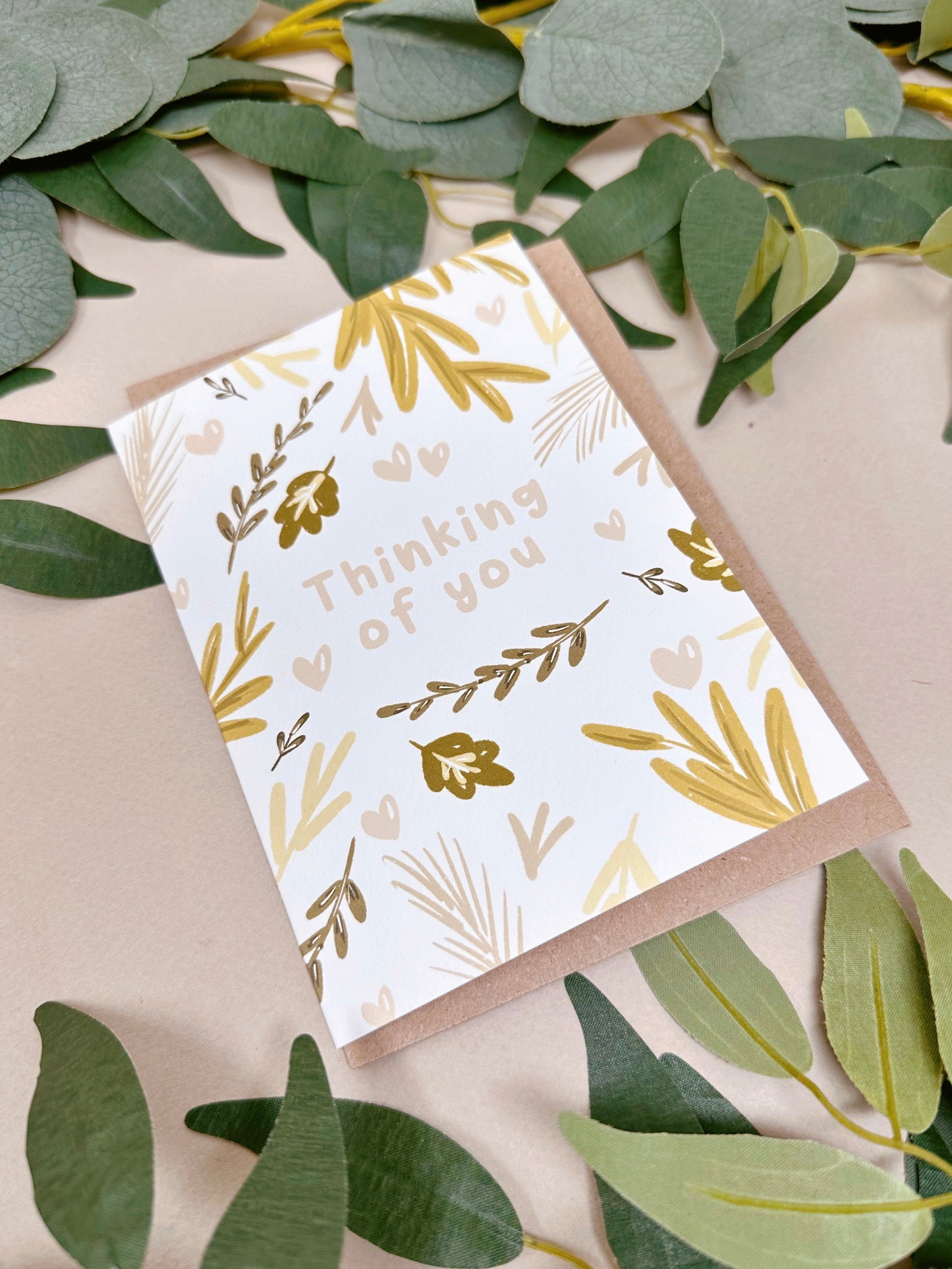 Botanical Thinking of You Card