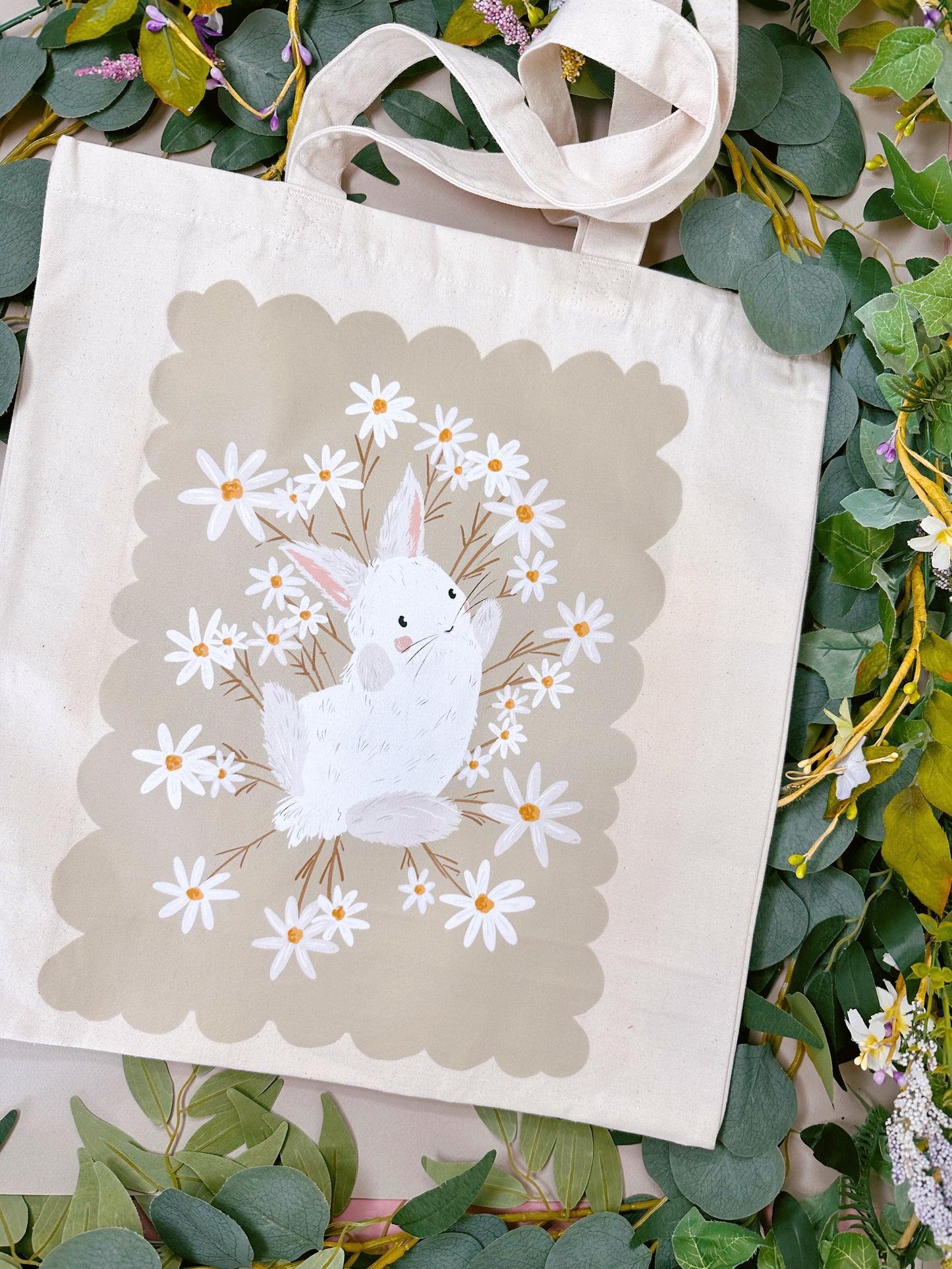 Cute Bunny Giant Tote Bag