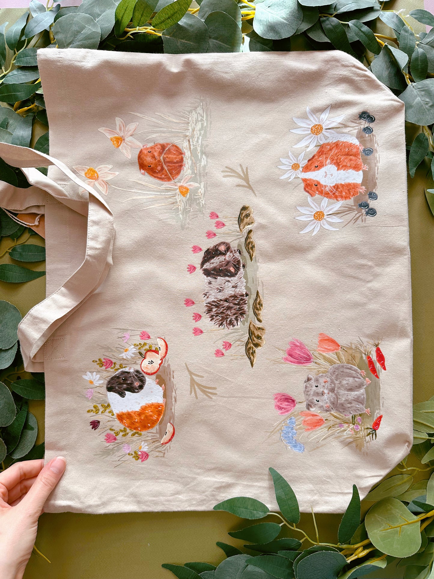 Guinea Pig Maxi Tote Bag - Organic Cotton