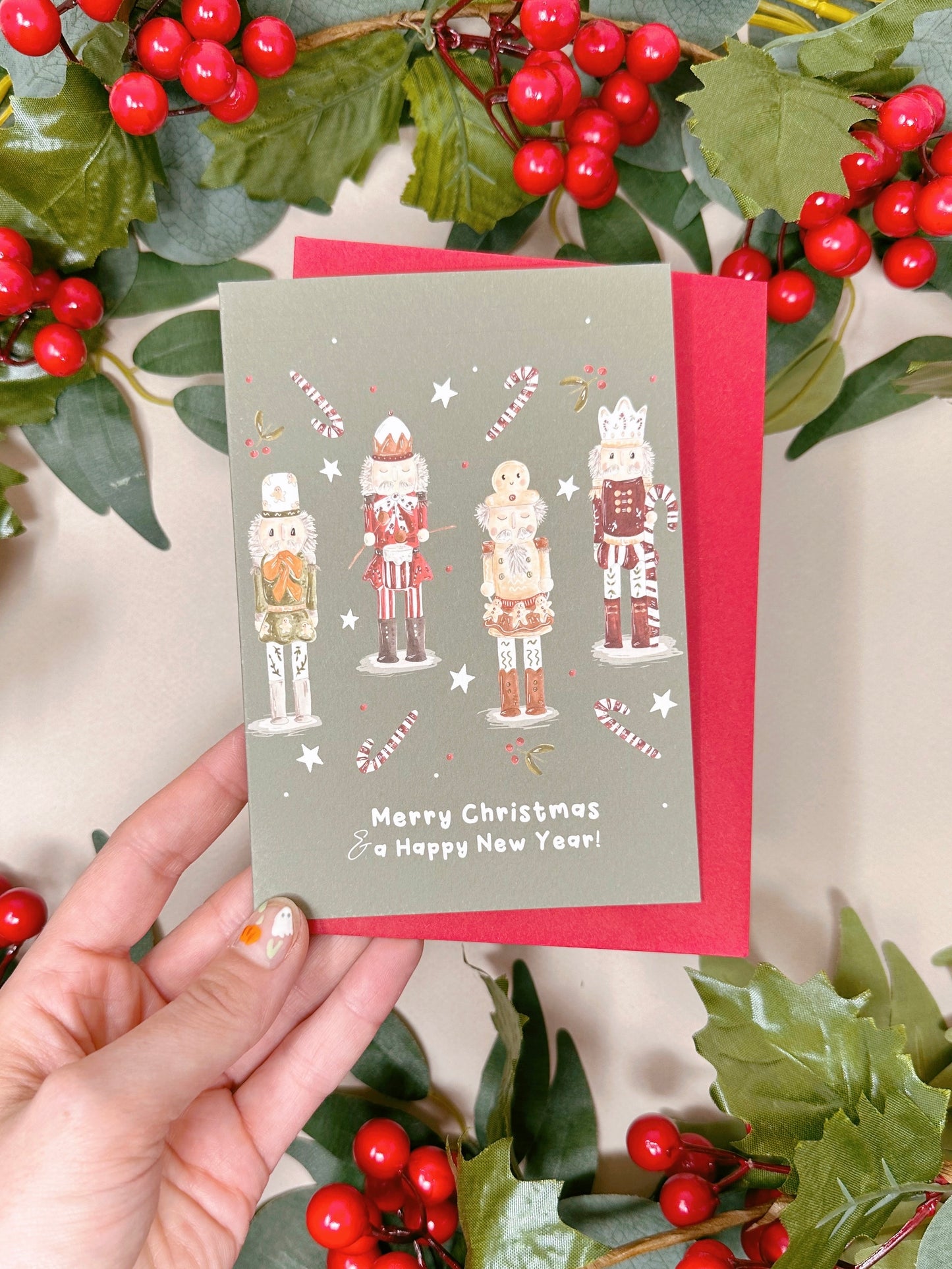 Nutcracker Christmas Card