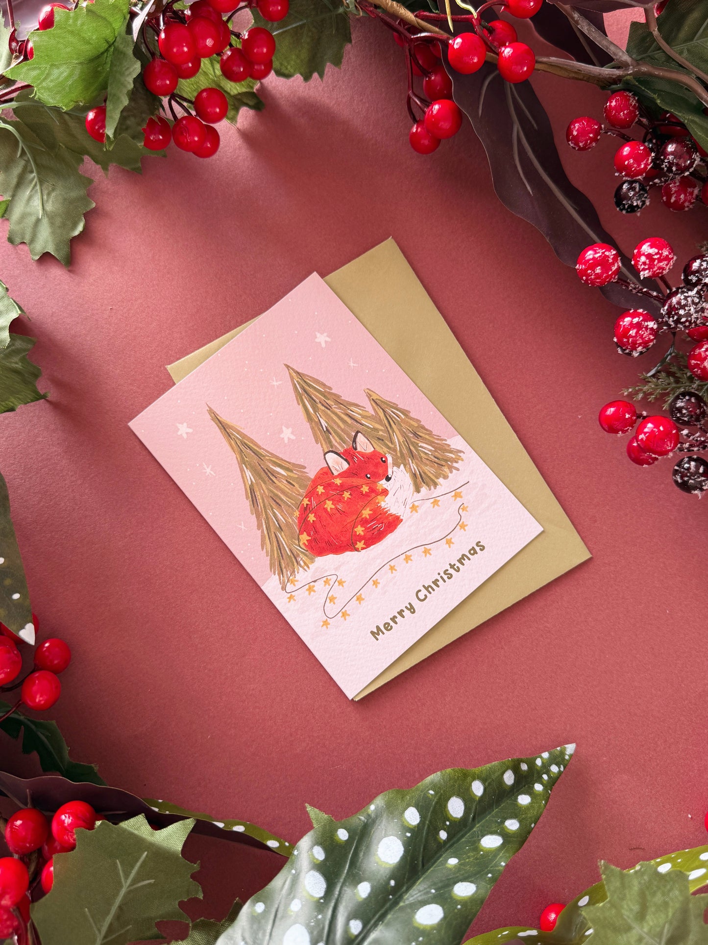 Fox Christmas Card