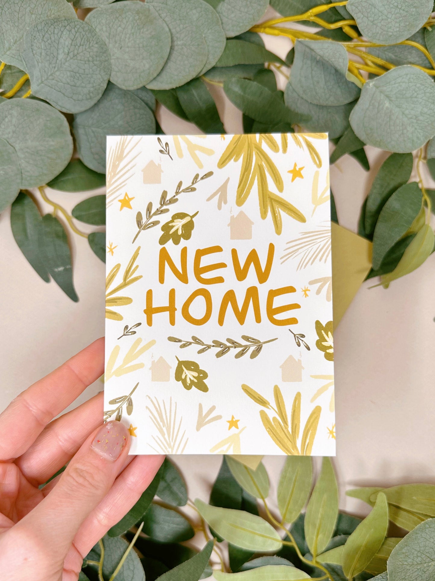 Botanical New Home Card