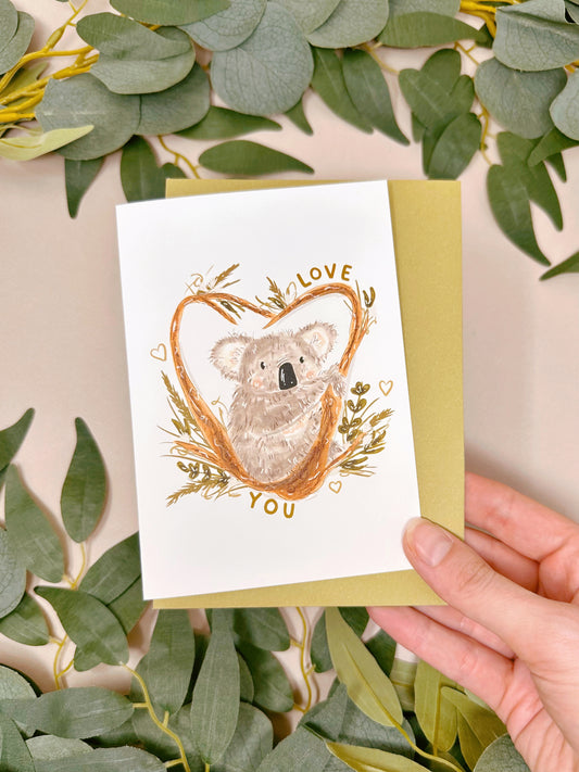 Koala Love You Card