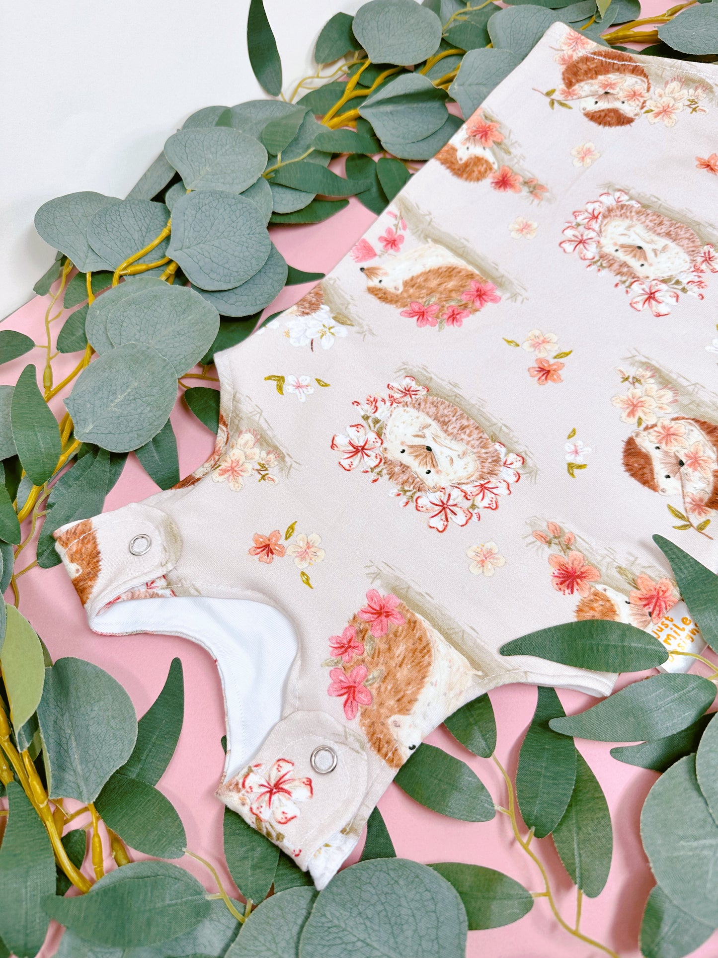 Sakura Hedgehog Short Romper