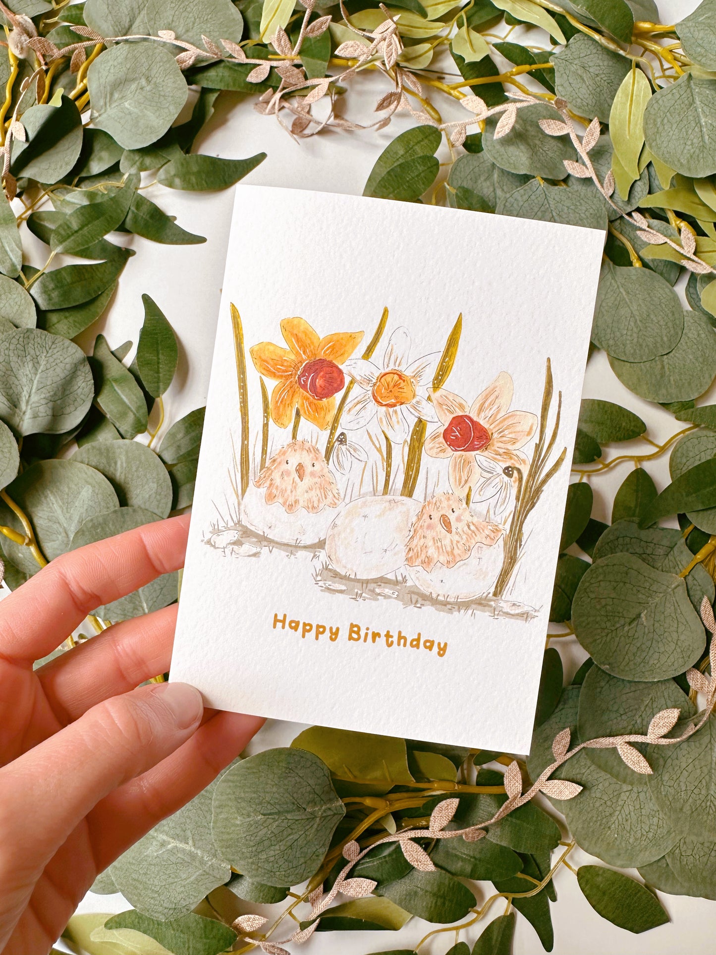 Cute Chicks Birthday Card