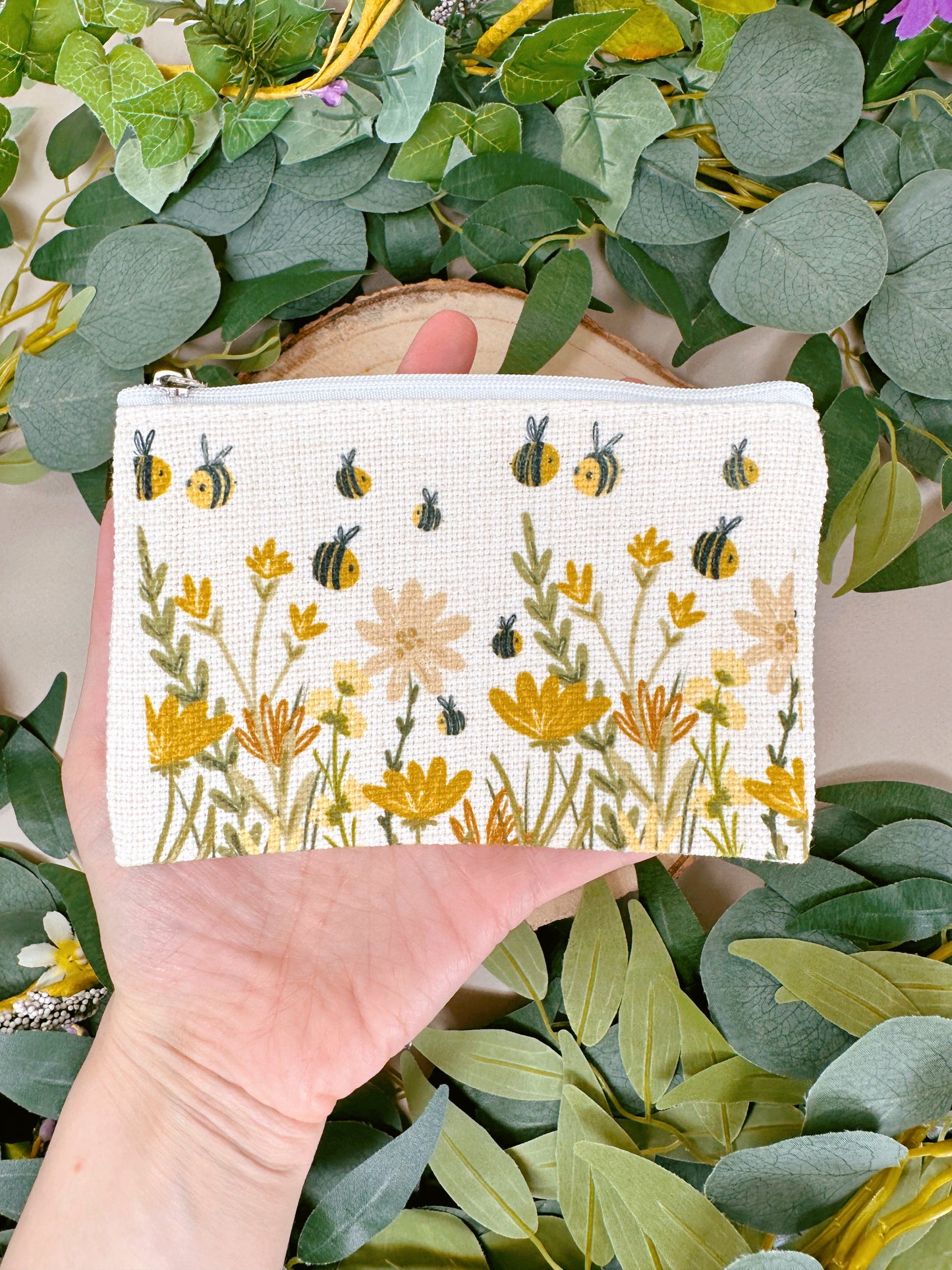 Autumn Bee Zip Case