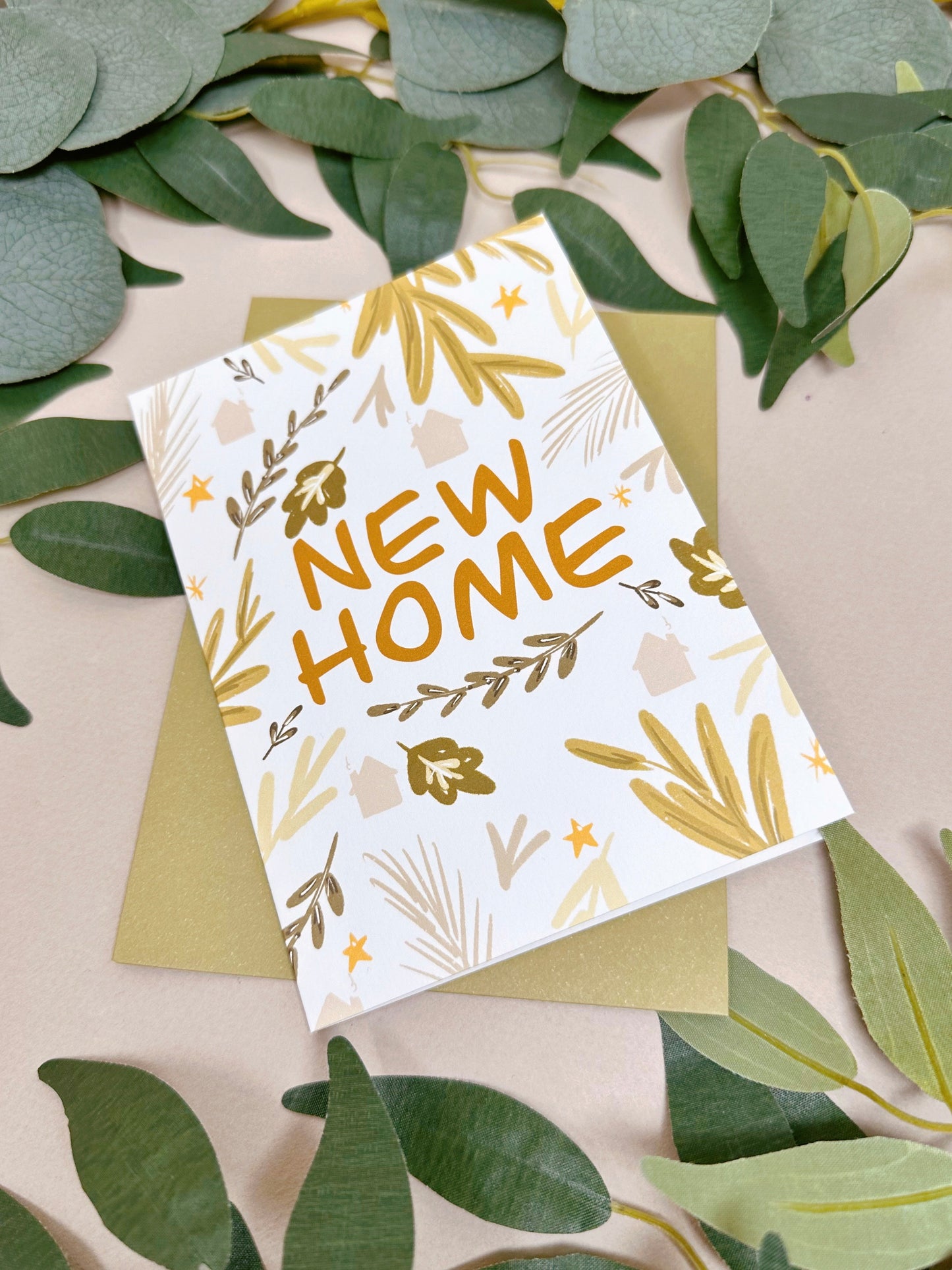 Botanical New Home Card