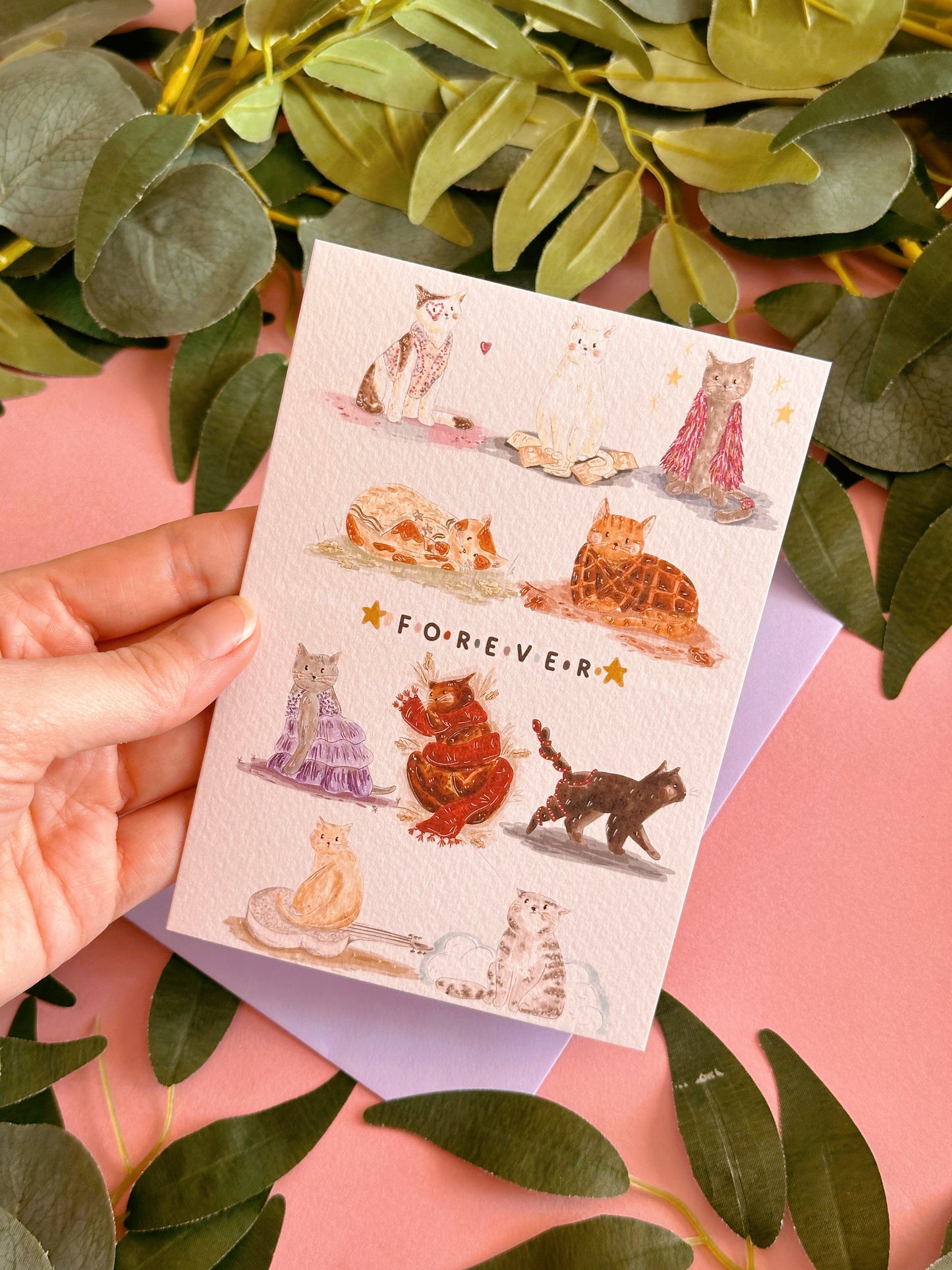 Cat Eras Card