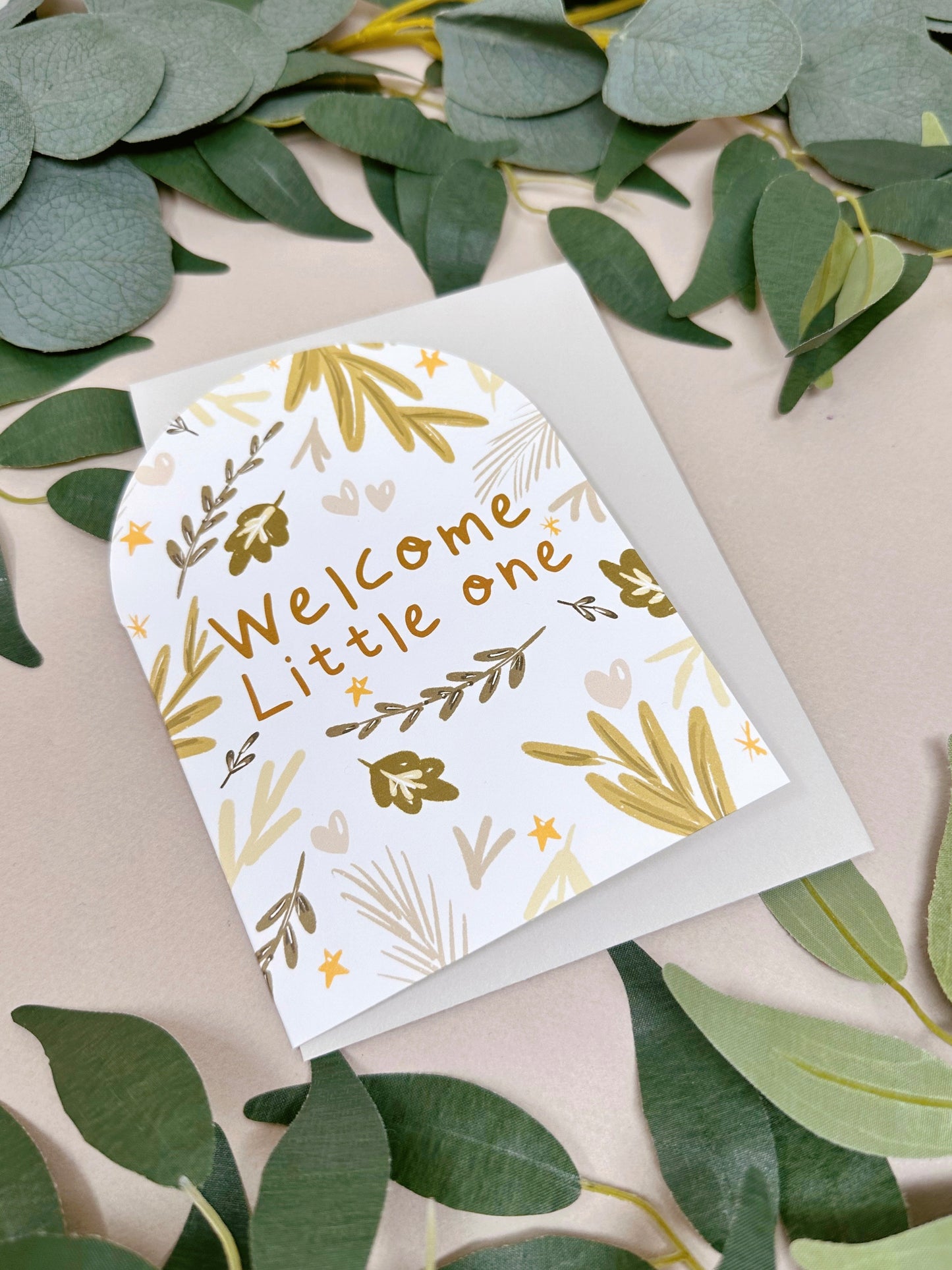 Botanical New Baby Card