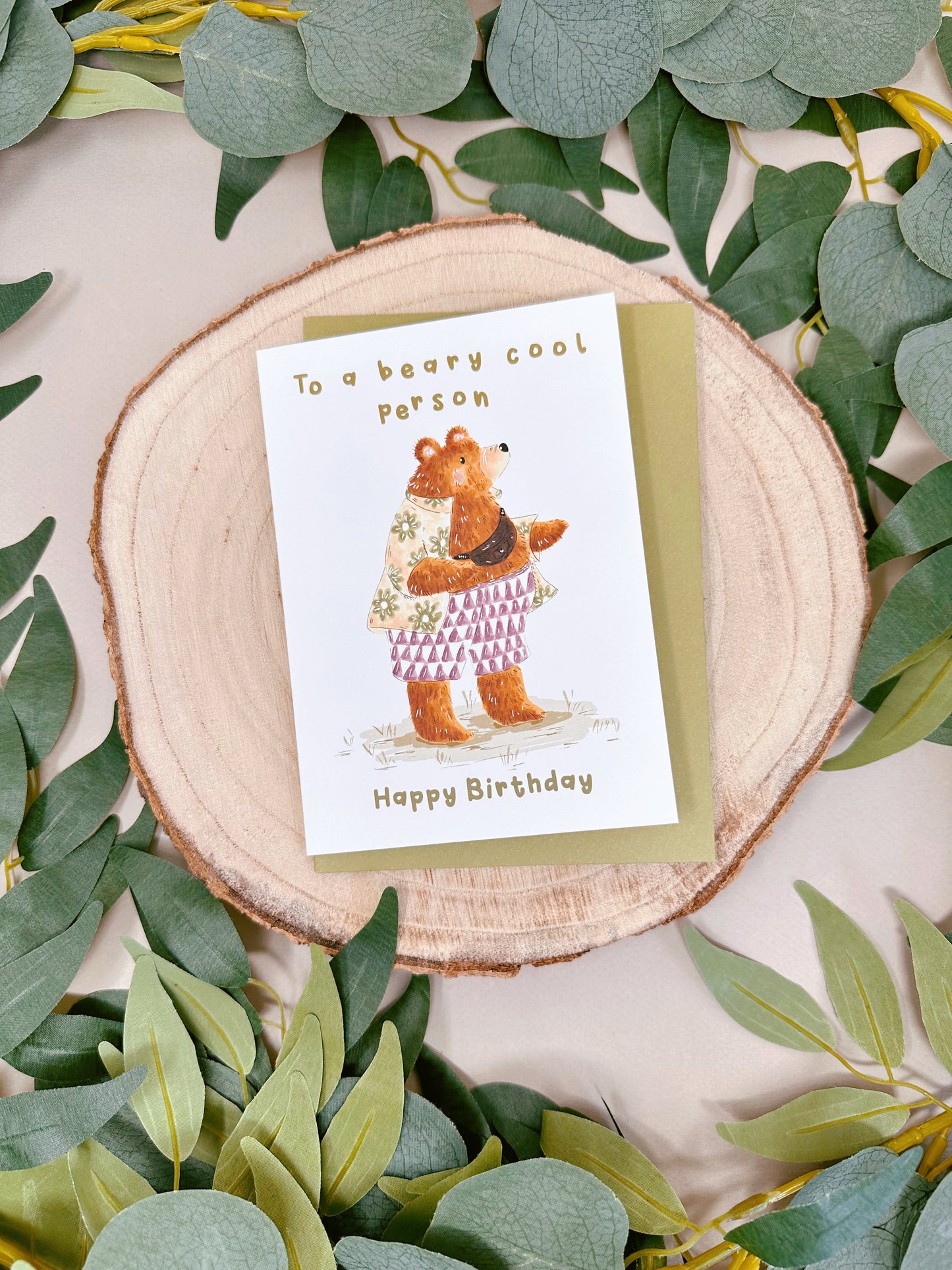 Bear Birthday Card