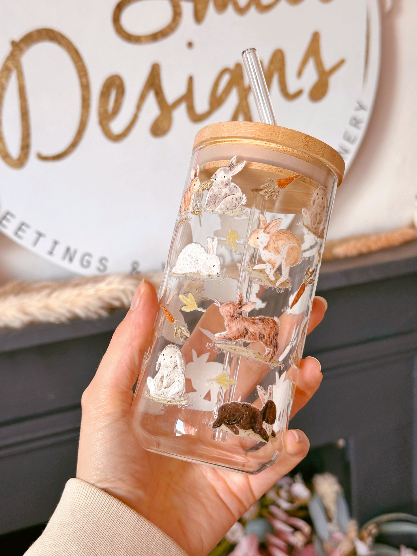 Rabbit Glass Tumbler