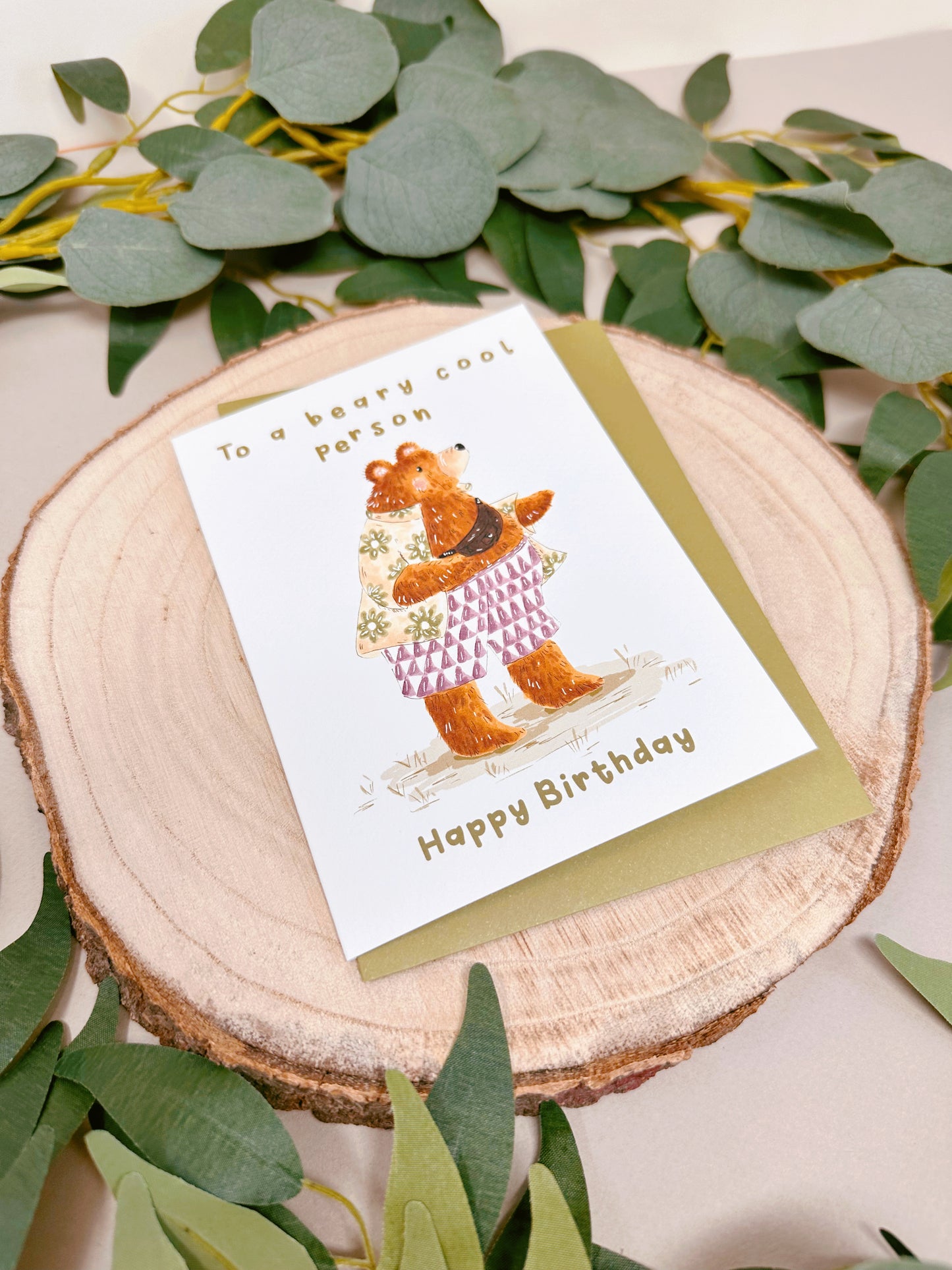Bear Birthday Card