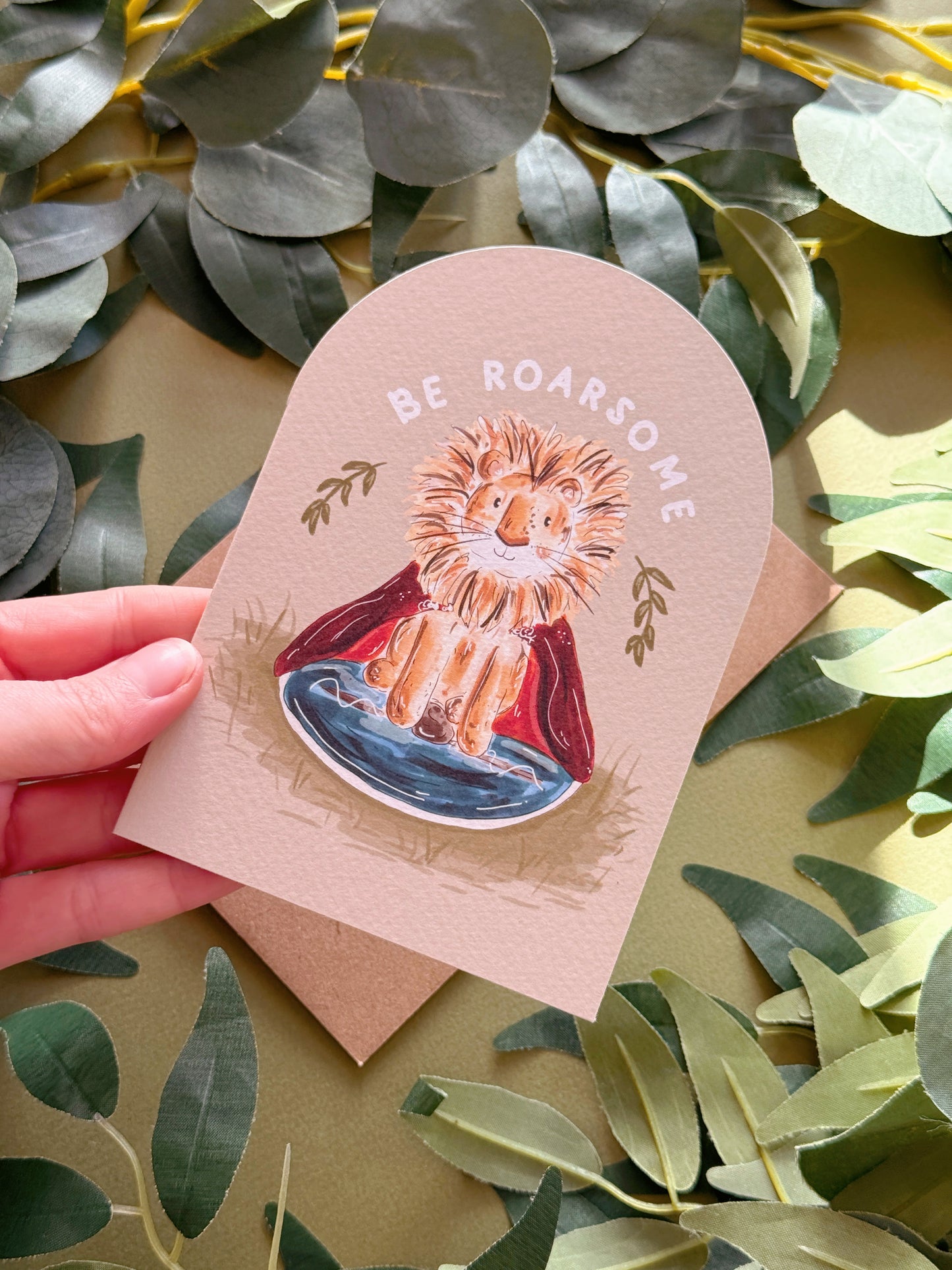 Roarsome Lion Card
