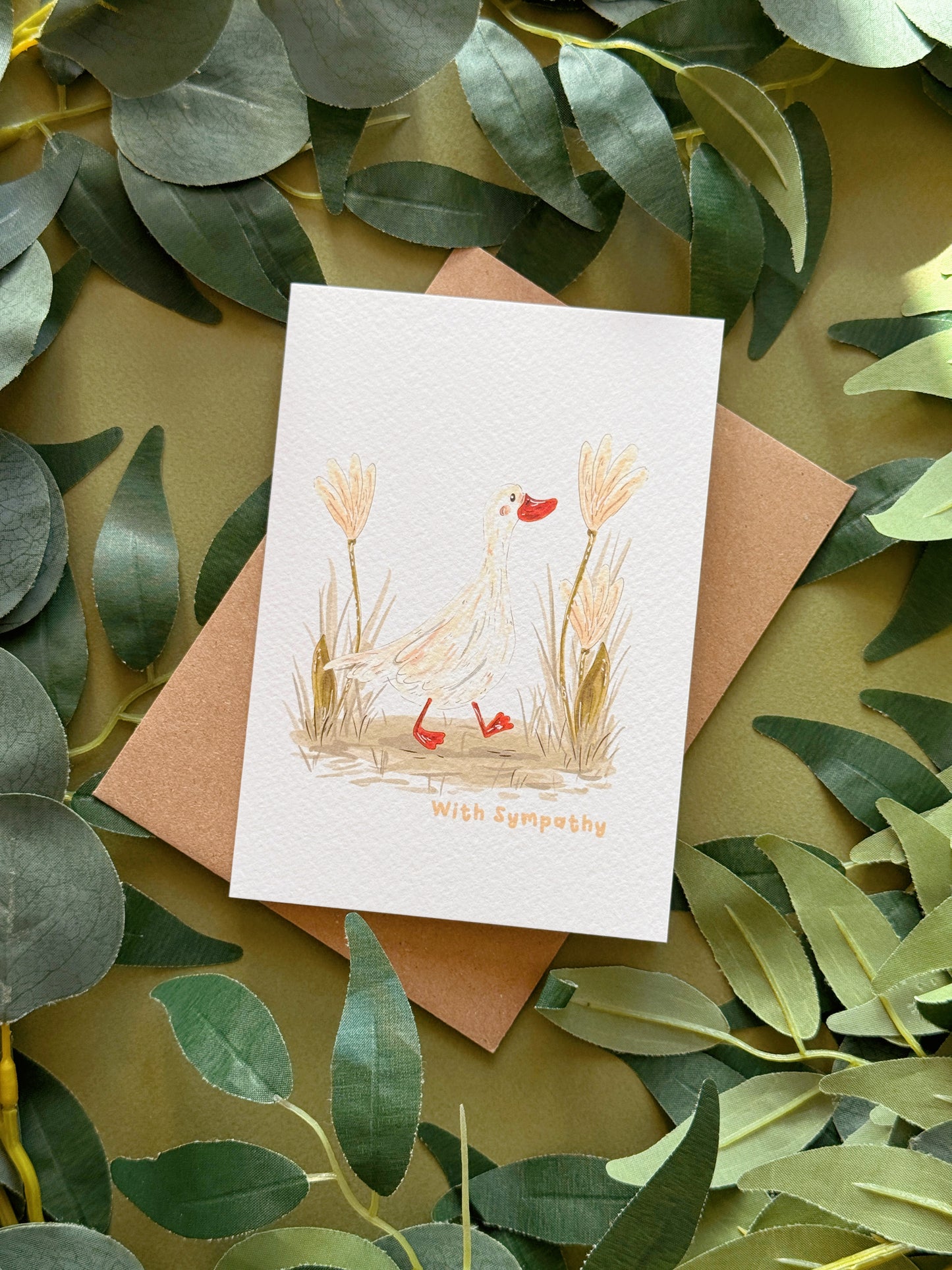 Duck Sympathy Card