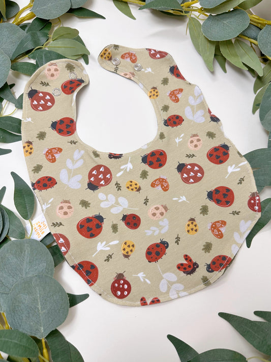 Ladybird Bib - Rounded