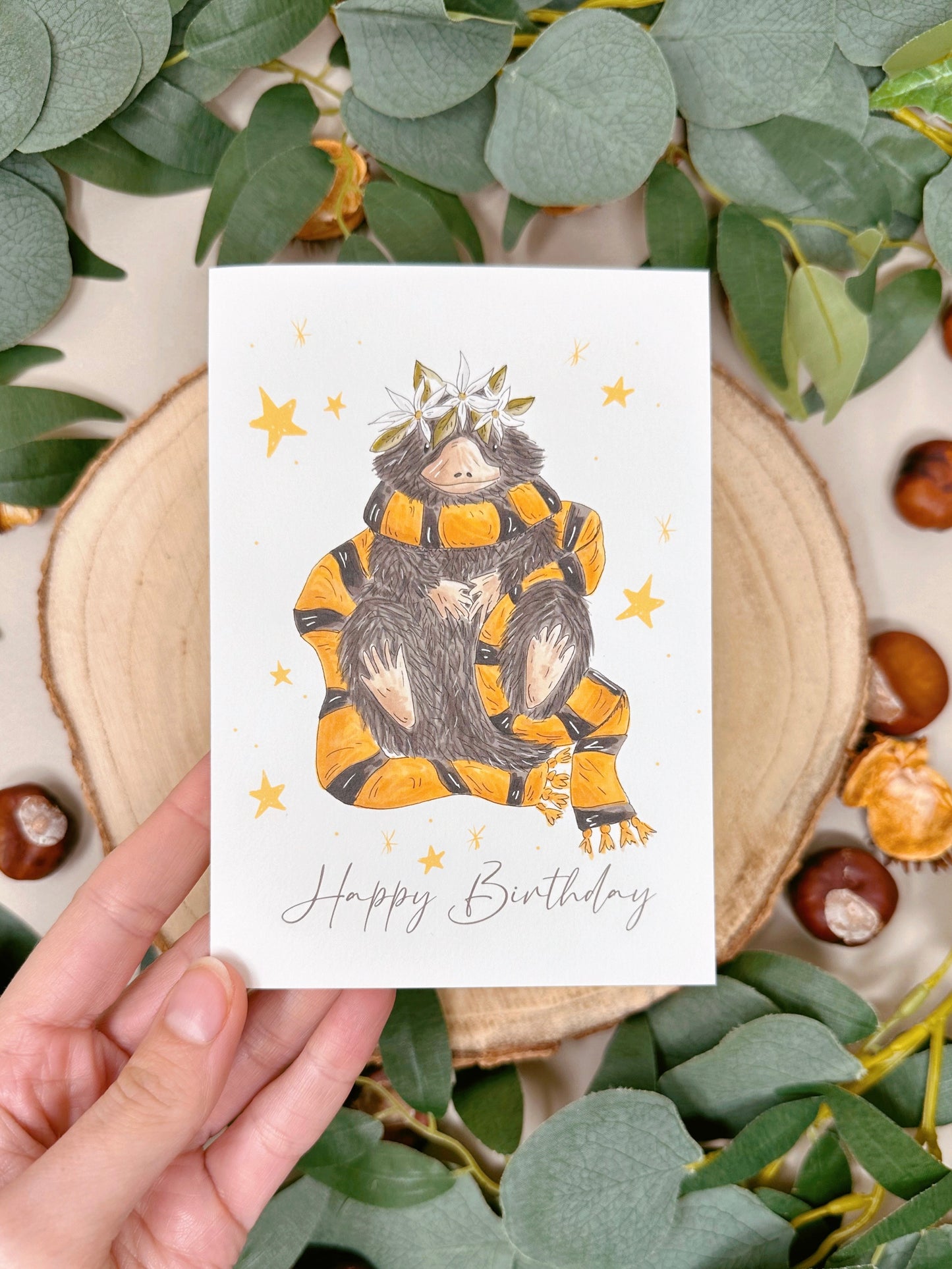 Platypus Birthday Card