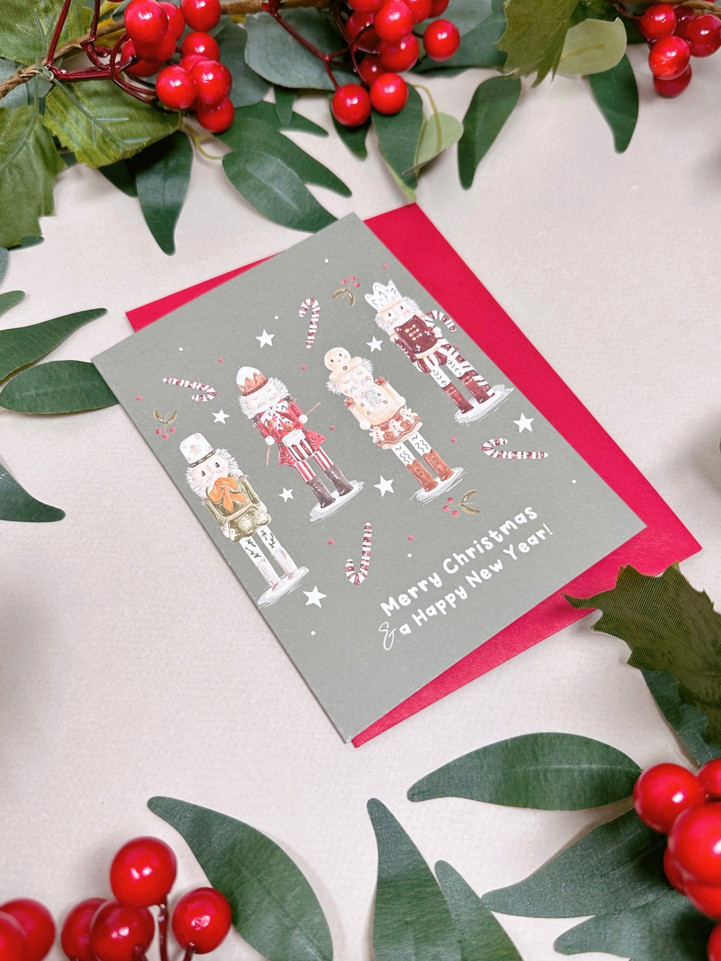 Nutcracker Christmas Card