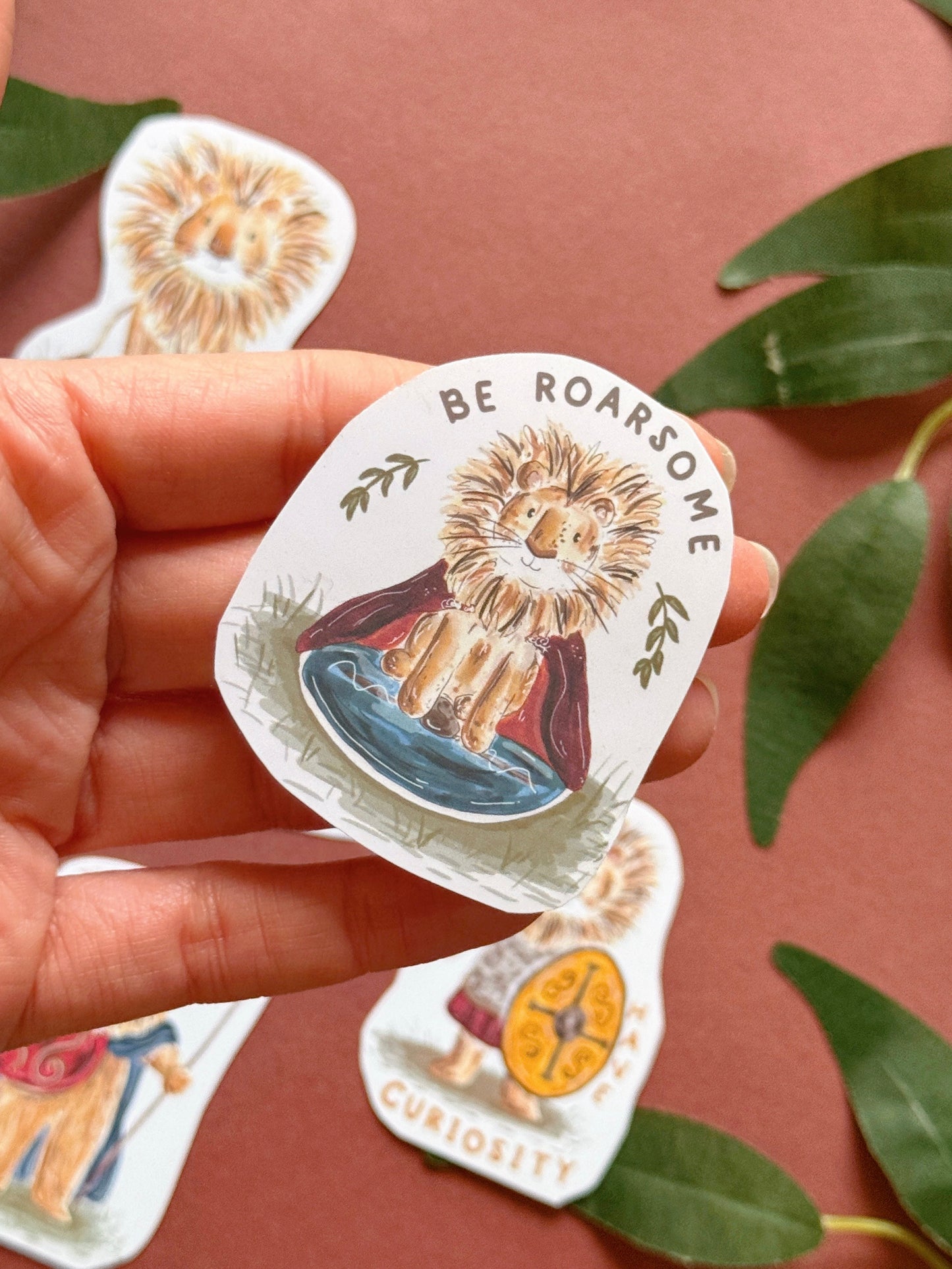 Warrior Lion Sticker