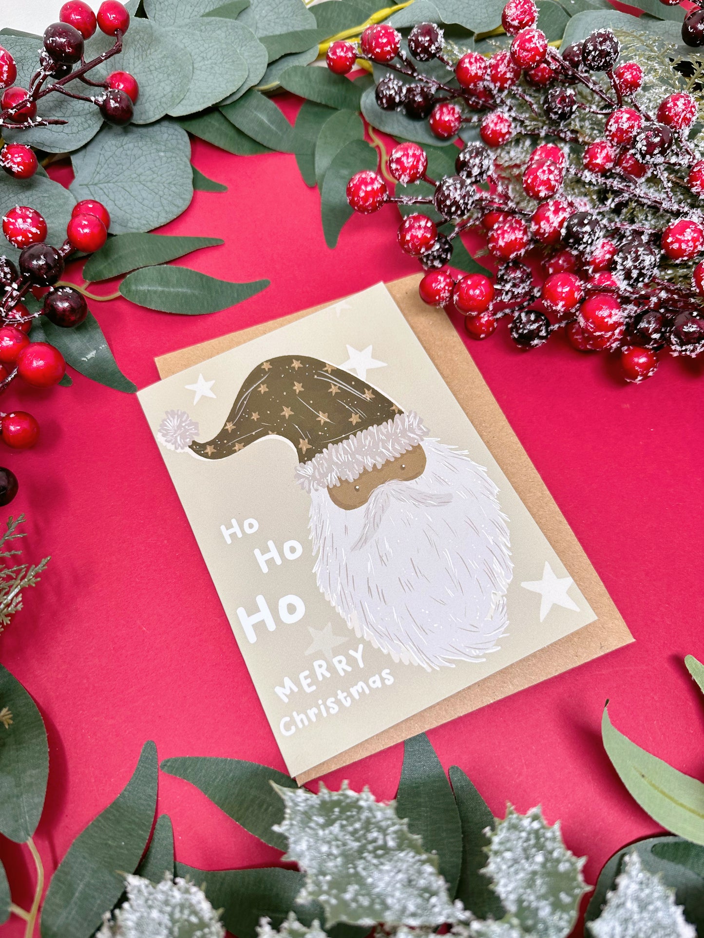 Sant Ho Ho Ho Card
