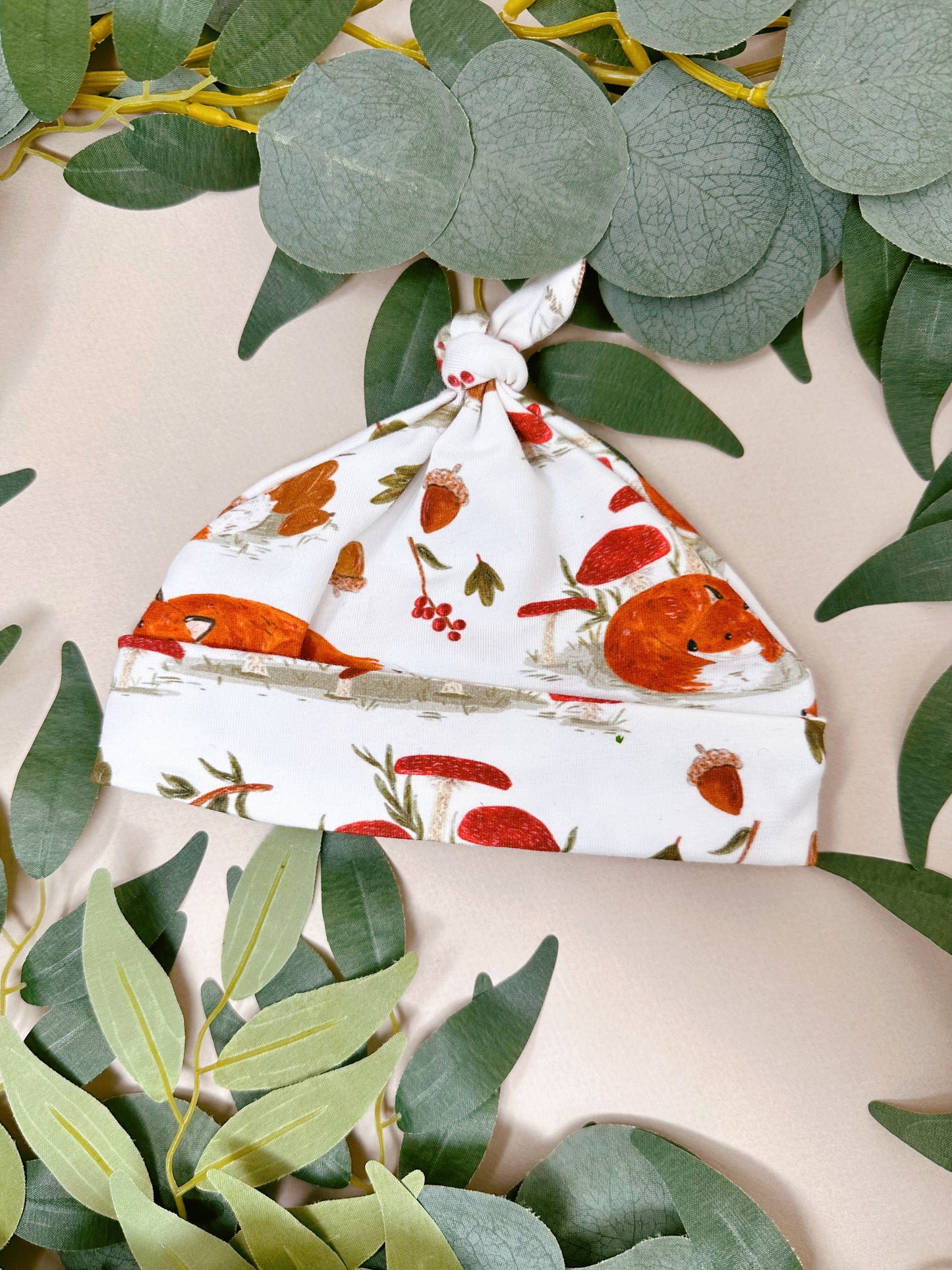 Autumn Fox Baby Hat
