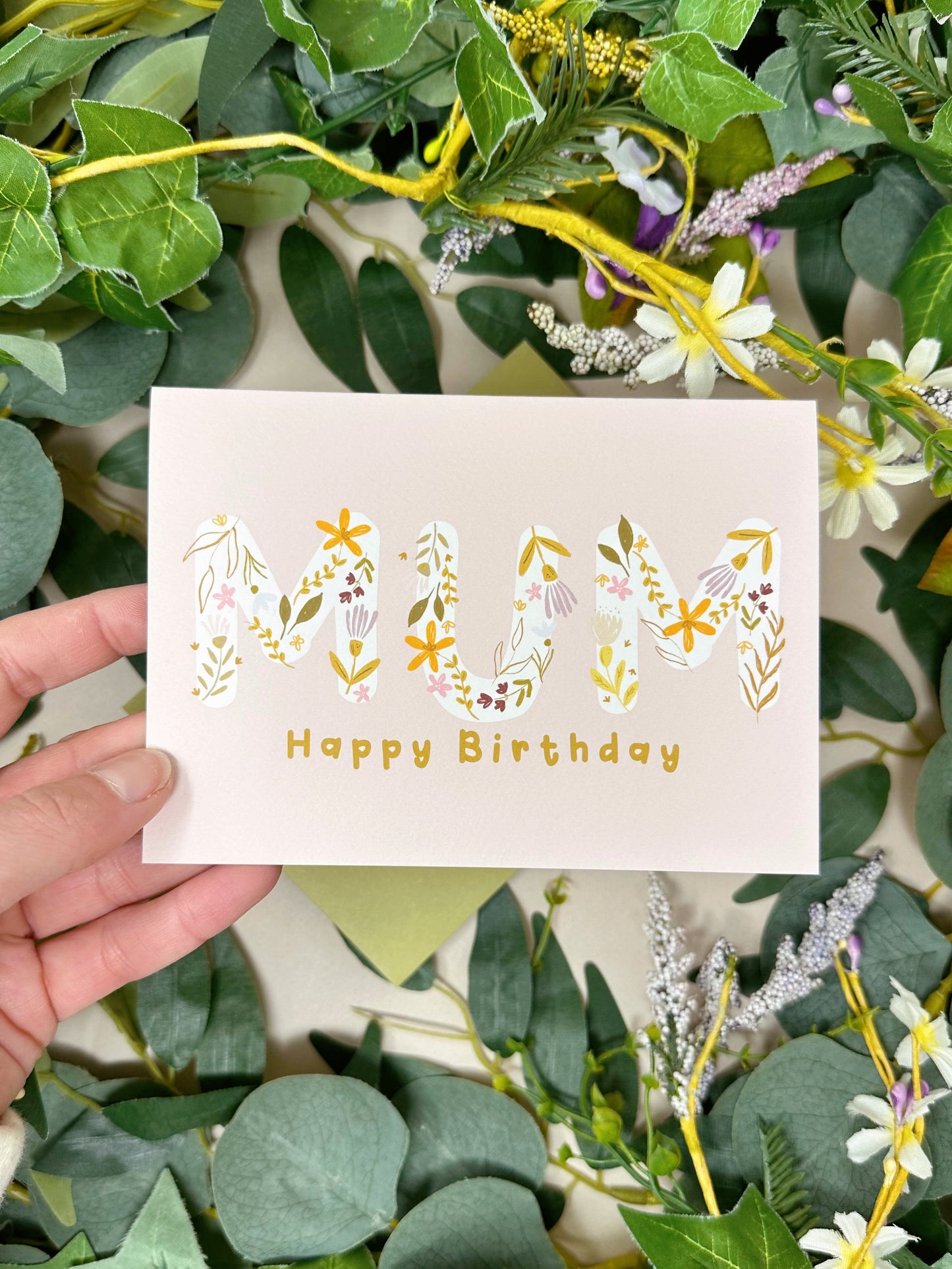 Mum Floral Birthday Card