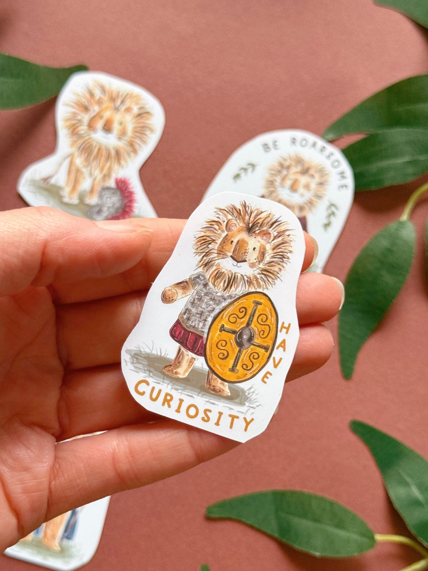 Warrior Lion Sticker