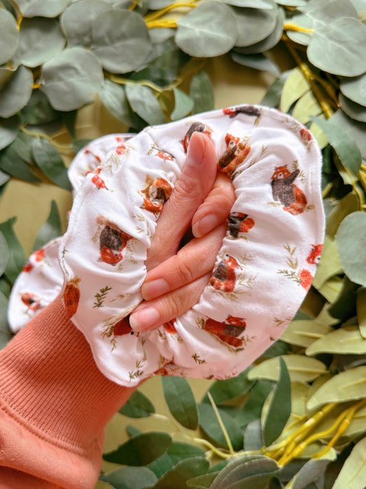 Red panda scrunchy