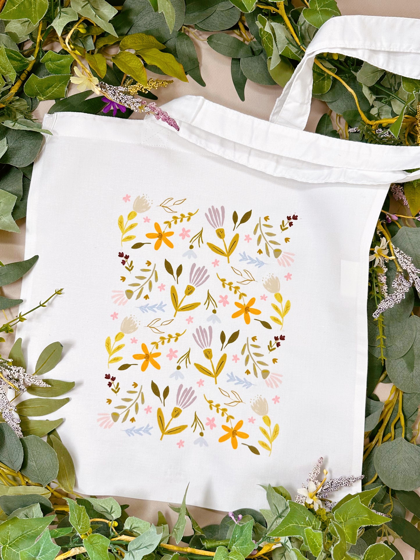 Fresh Flowers Tote Bag