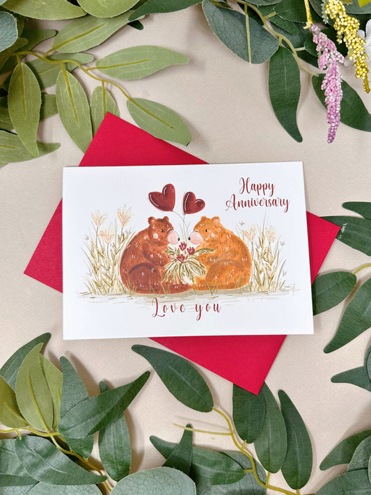Bear Anniversary Card
